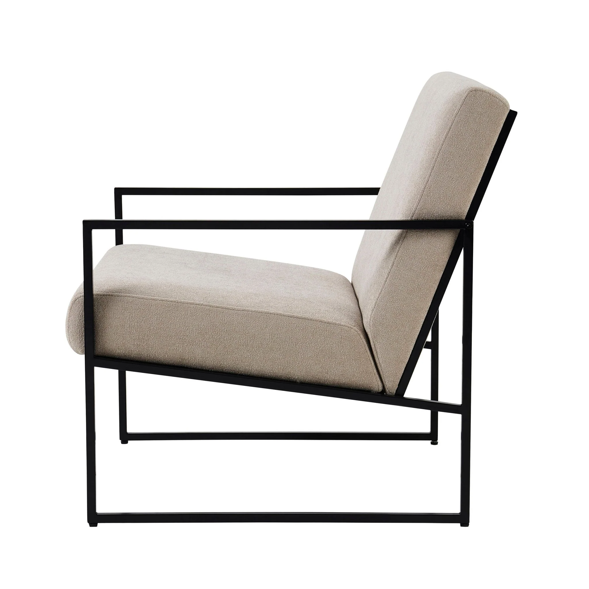 Rae Accent Chair - Chenille Greige - Image 4