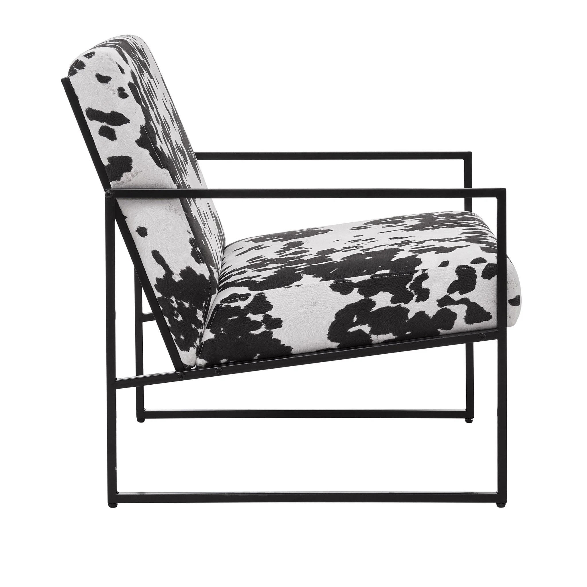 Rae Accent Chair - Cow Print - Image 4