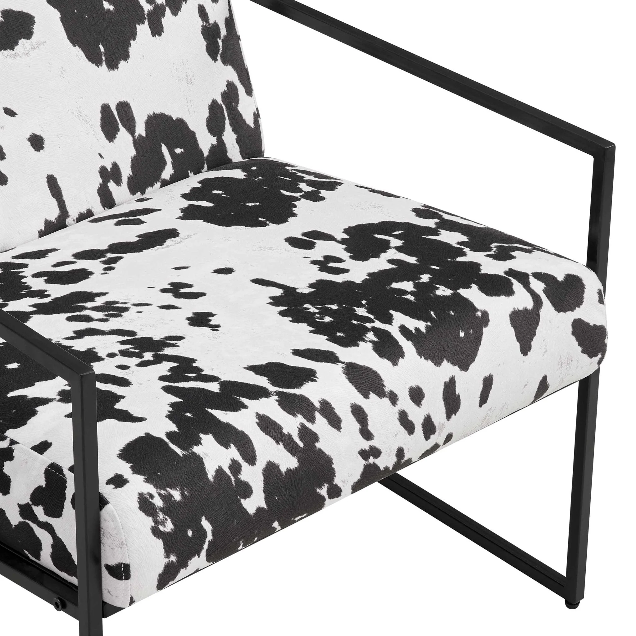 Rae Accent Chair - Cow Print - Image 6