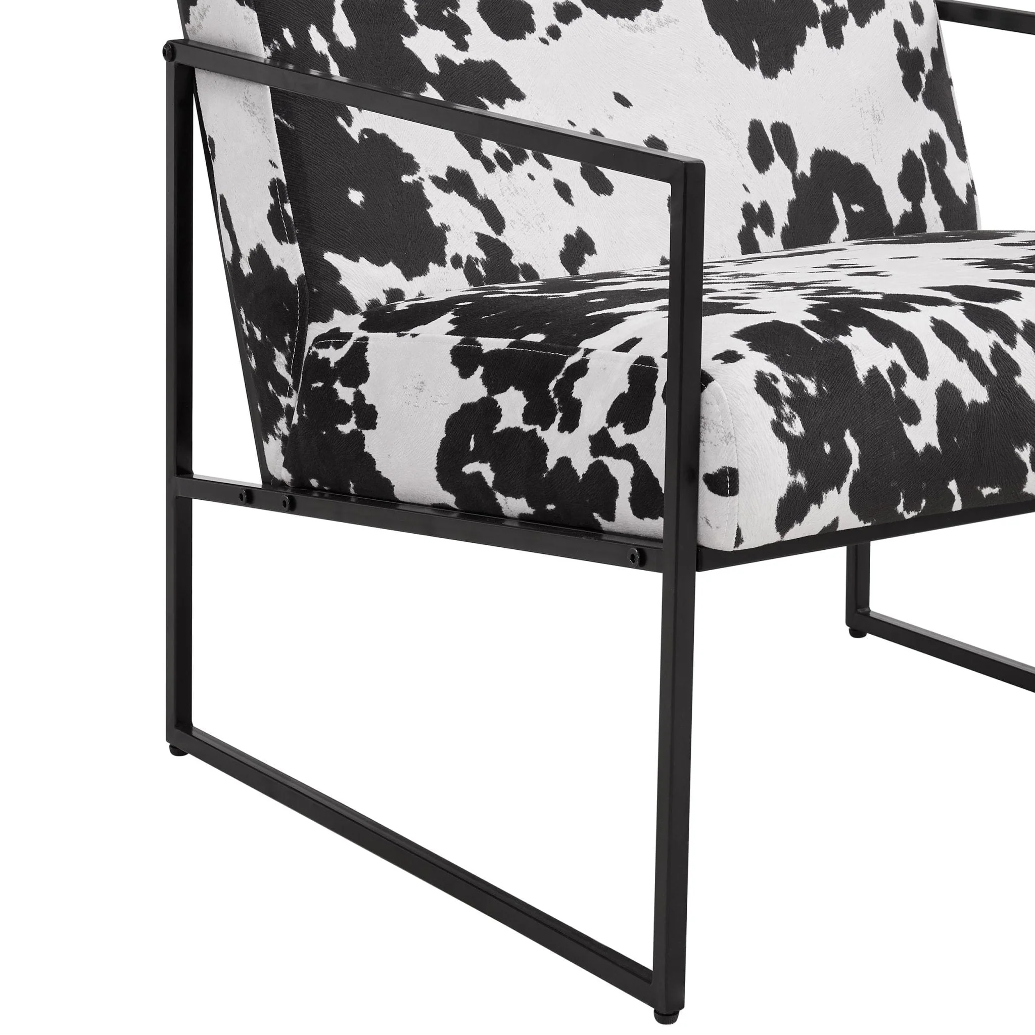 Rae Accent Chair - Cow Print - Image 7