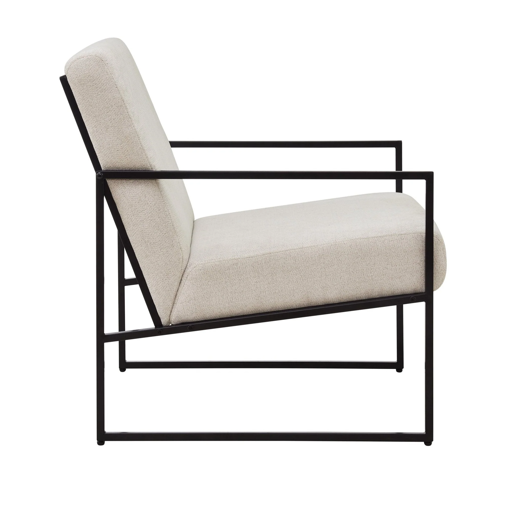 Rae Accent Chair - Light Beige - Image 5