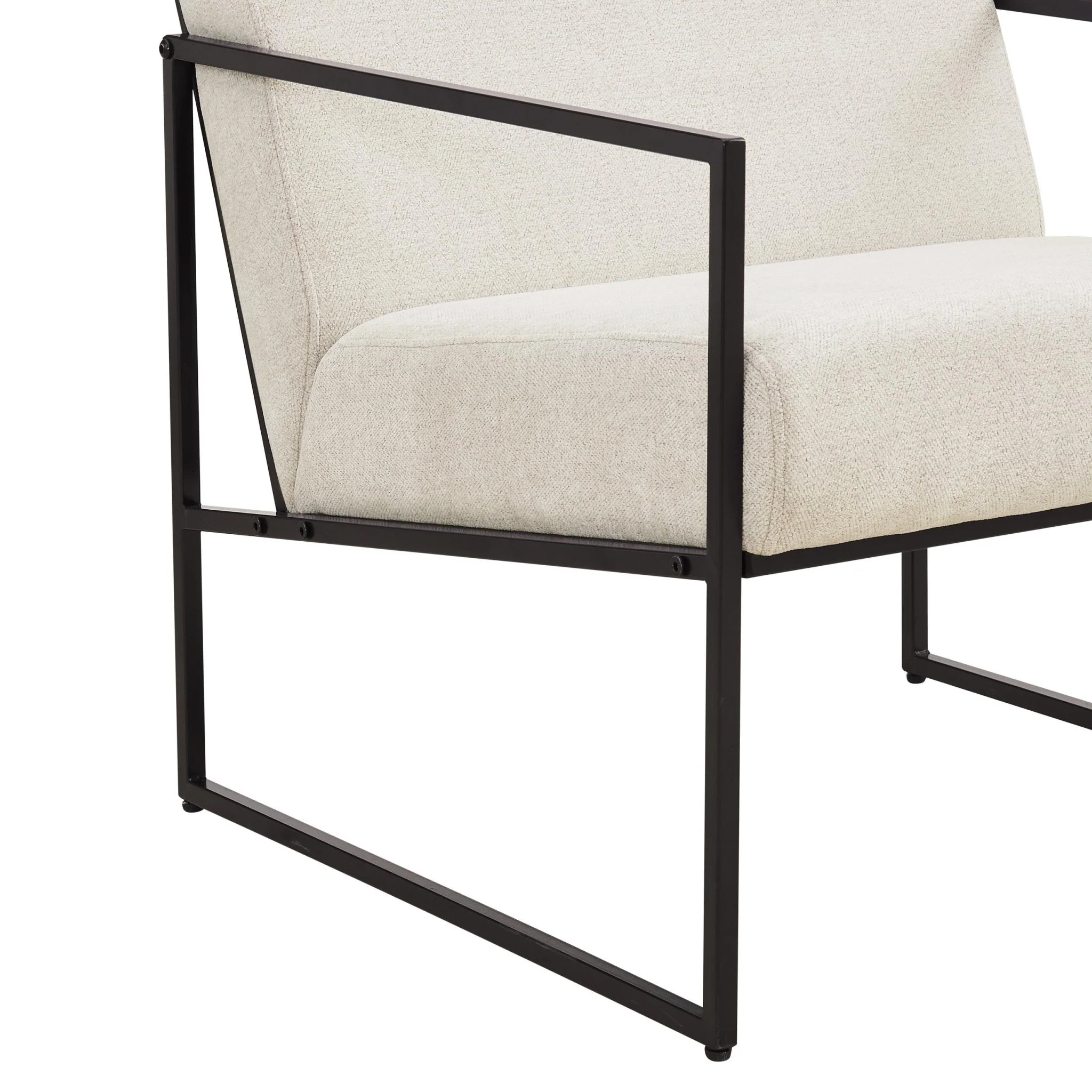 Rae Accent Chair - Light Beige - Image 7