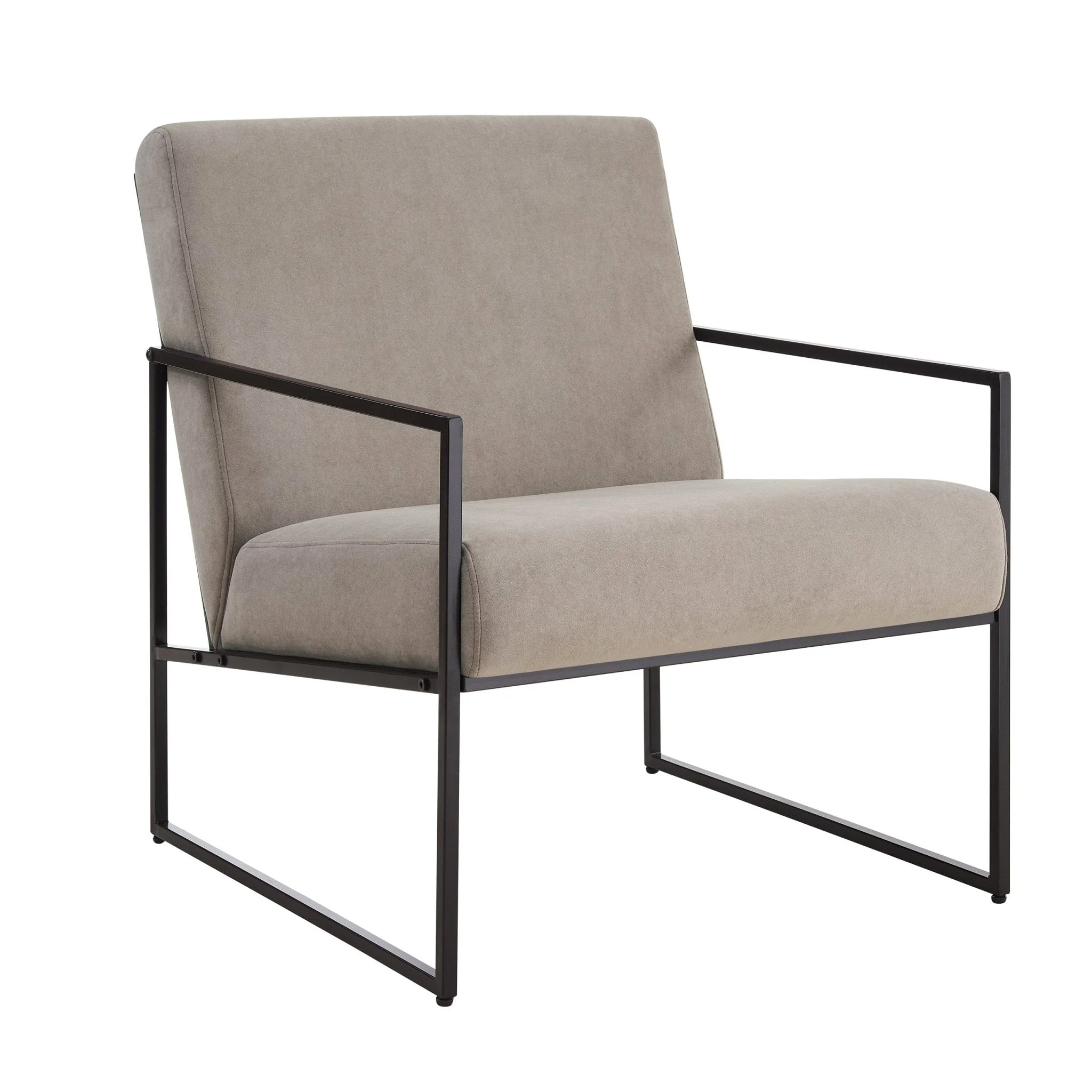 Rae Accent Chair - Taupe - Image 3
