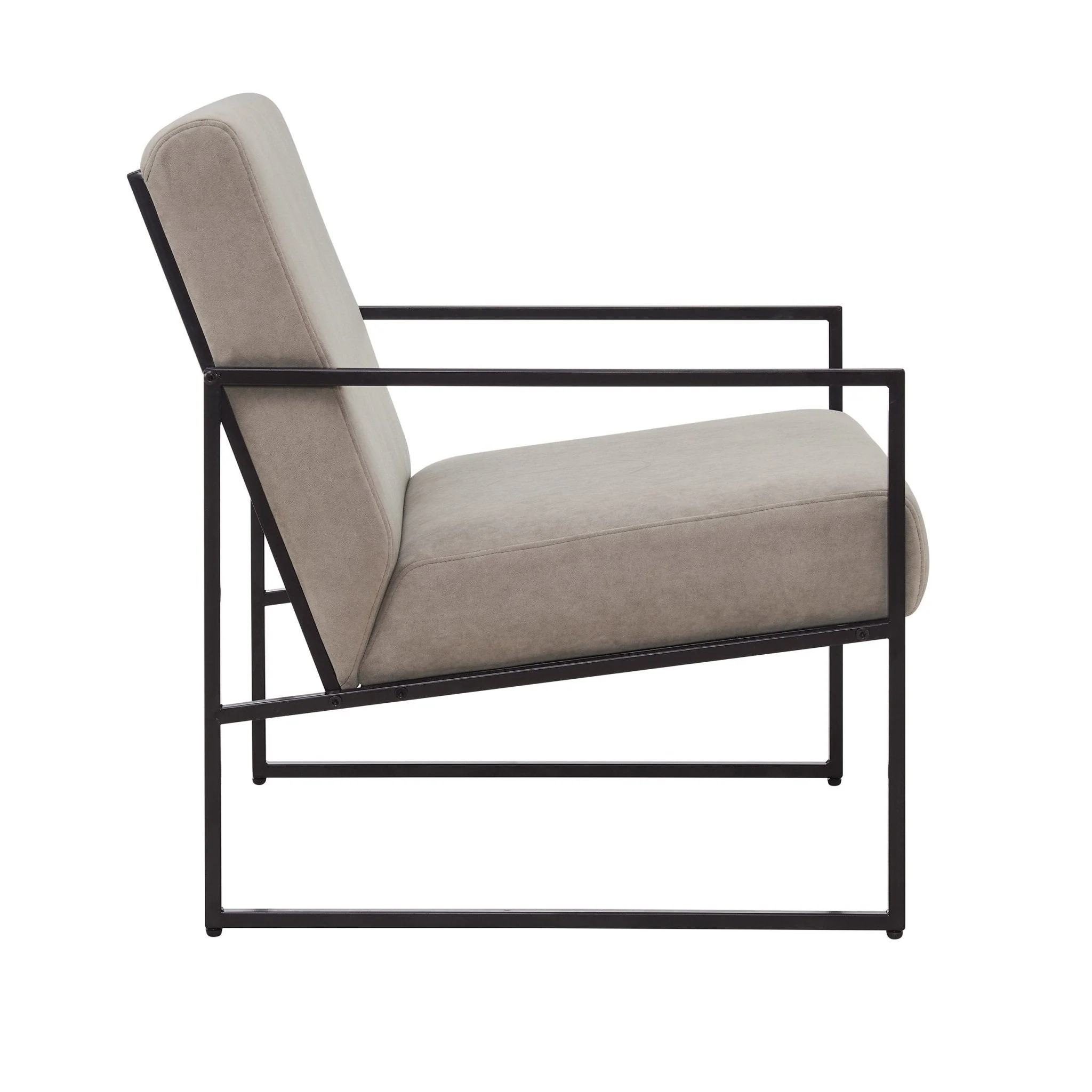 Rae Accent Chair - Taupe - Image 4