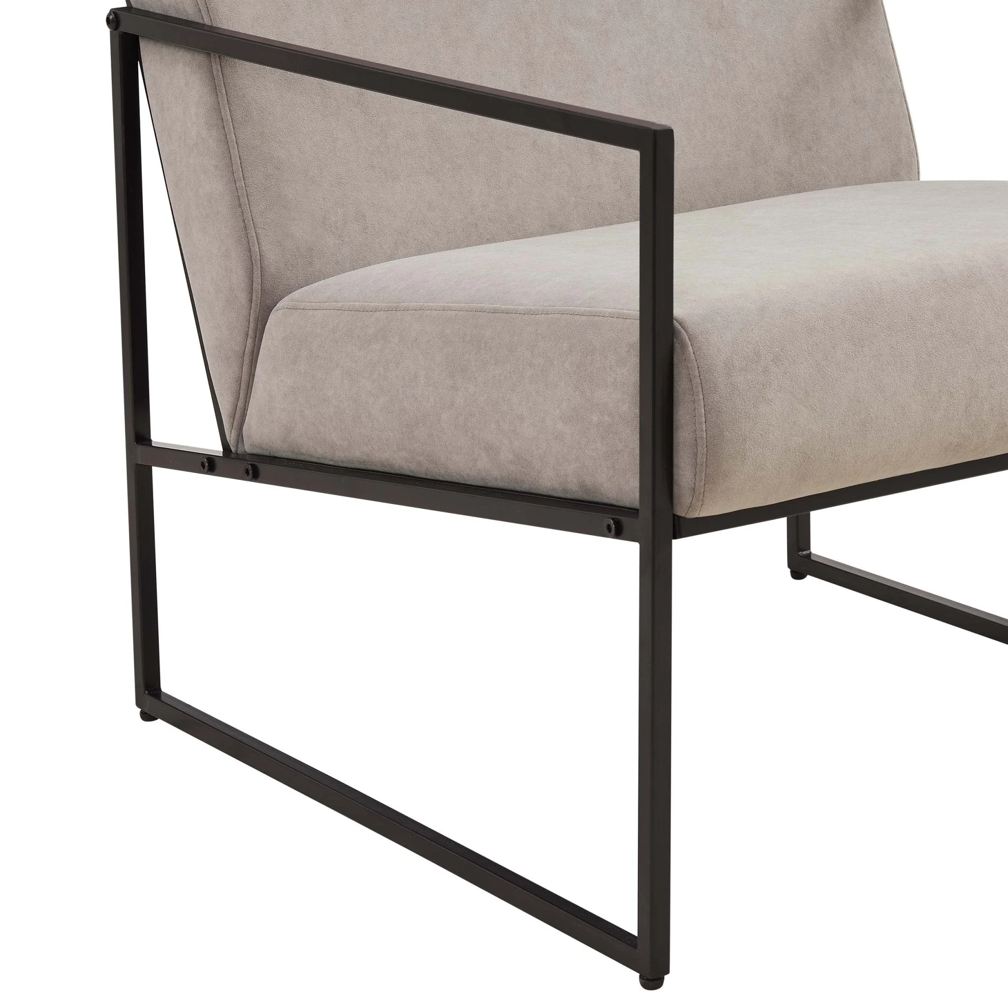 Rae Accent Chair - Taupe - Image 5