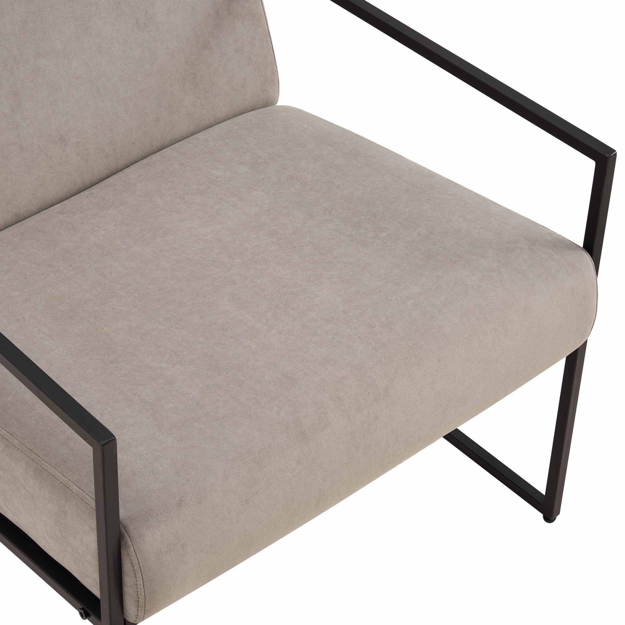Rae Accent Chair - Taupe - Image 7