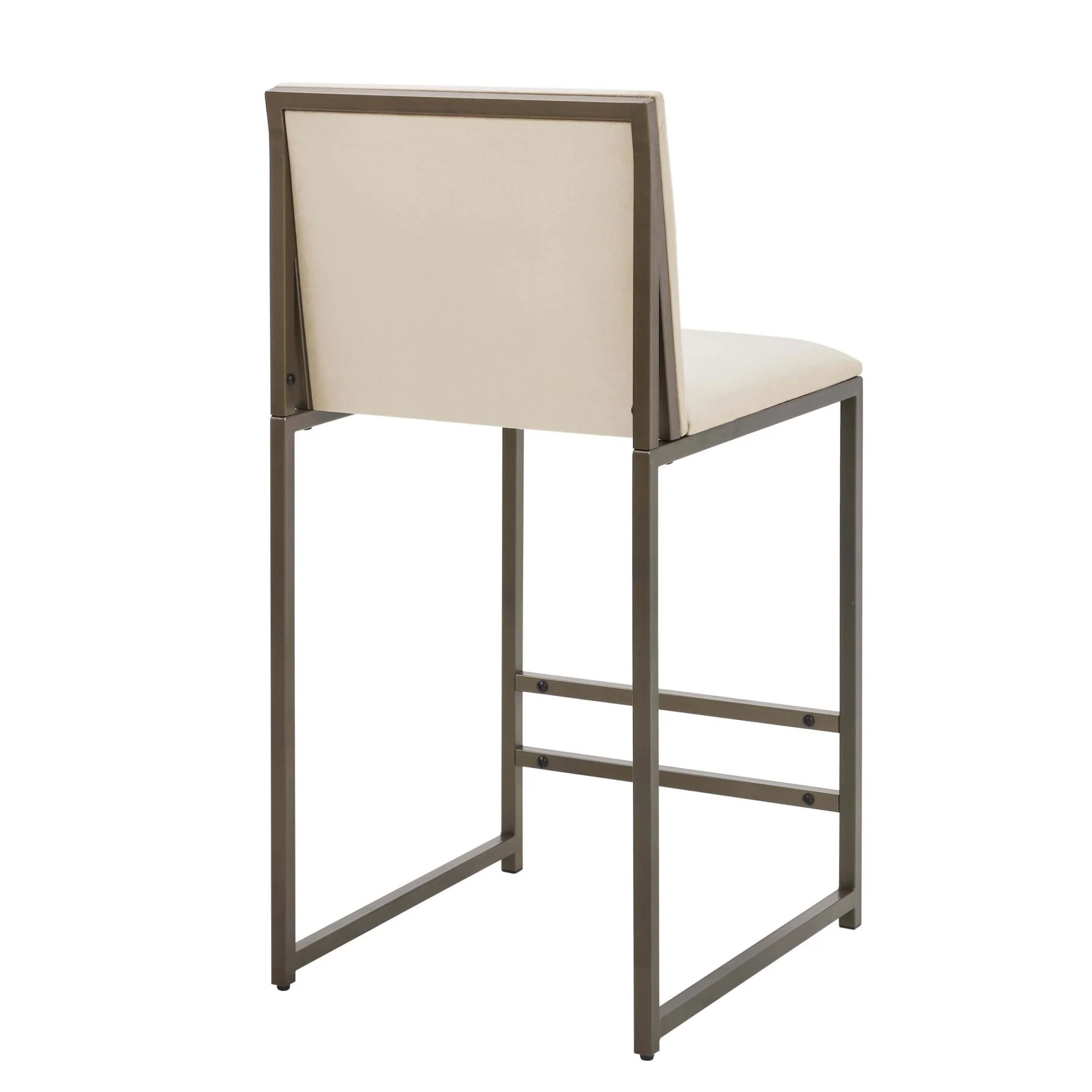 Rae Set of 2 Barstools - Ecru - Image 4