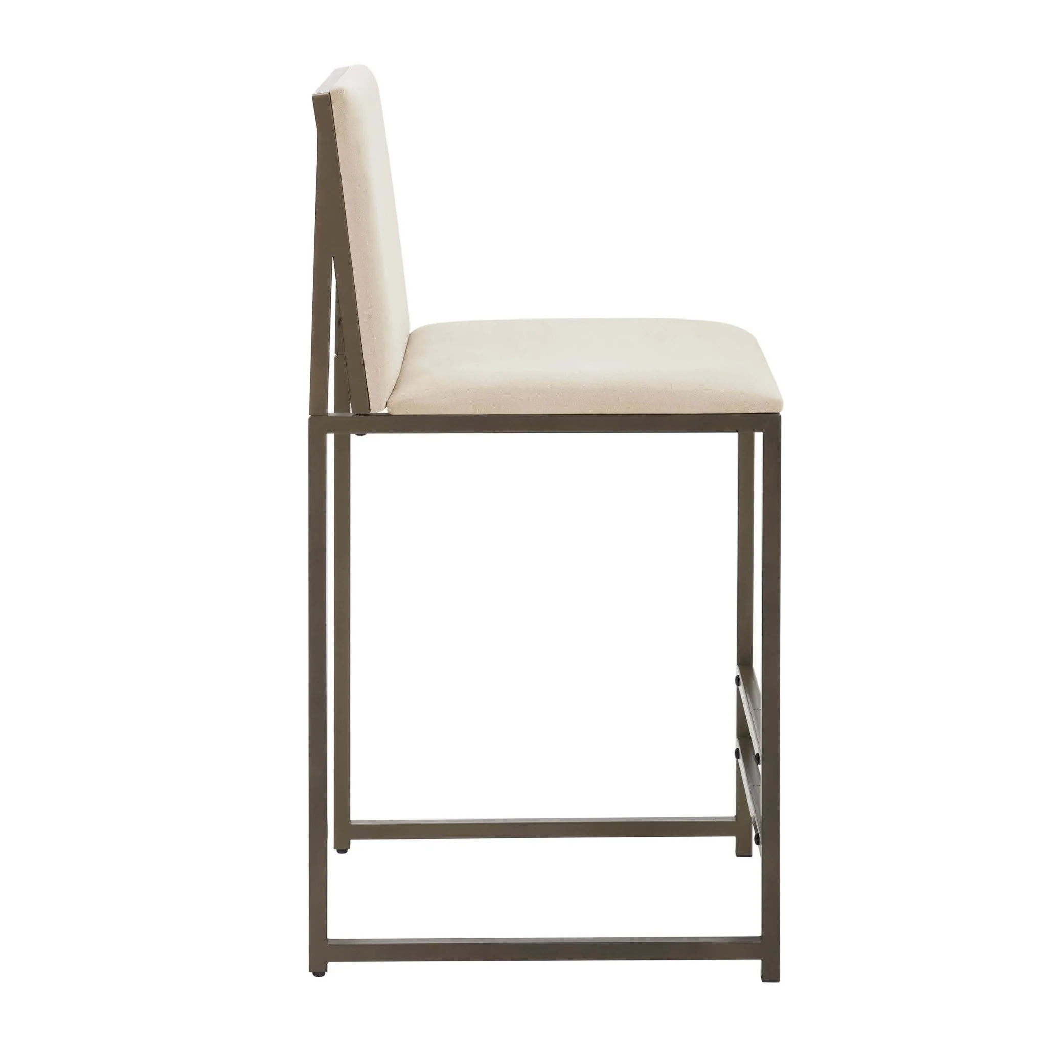 Rae Set of 2 Barstools - Ecru - Image 5