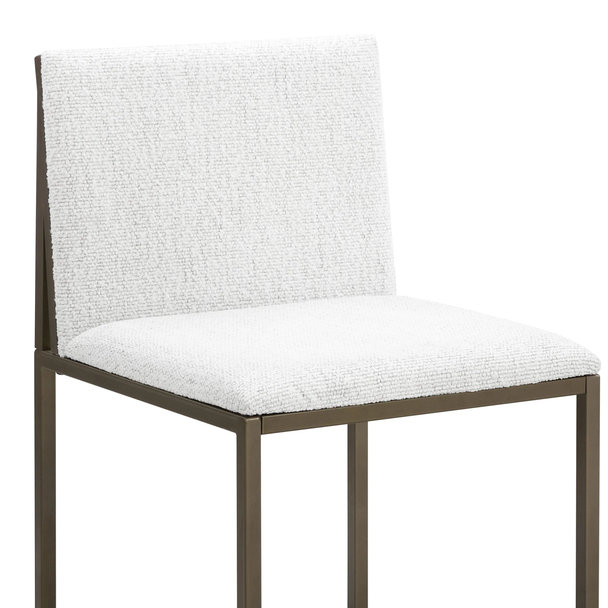 Rae Set of 2 Barstools - Ivory Boucle - Image 4
