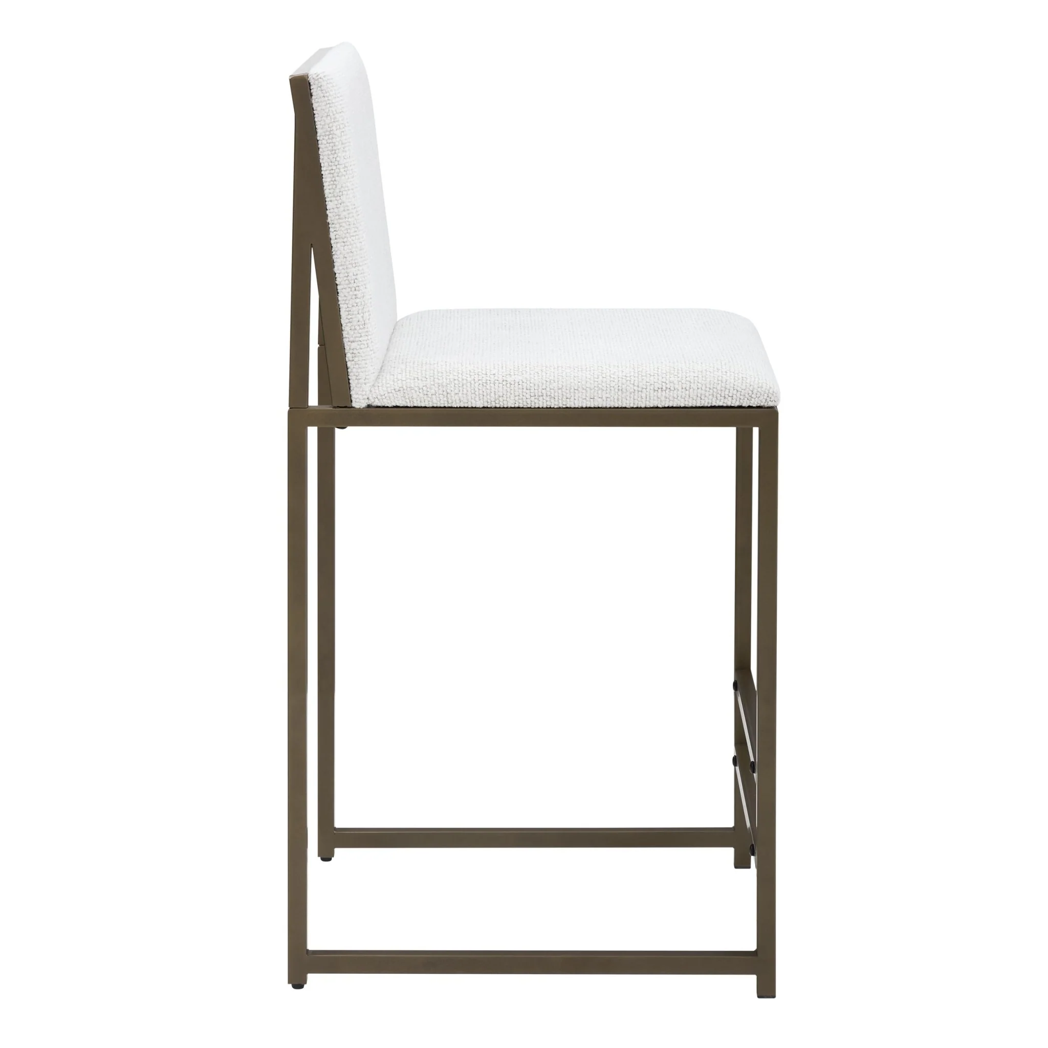 Rae Set of 2 Barstools - Ivory Boucle - Image 6