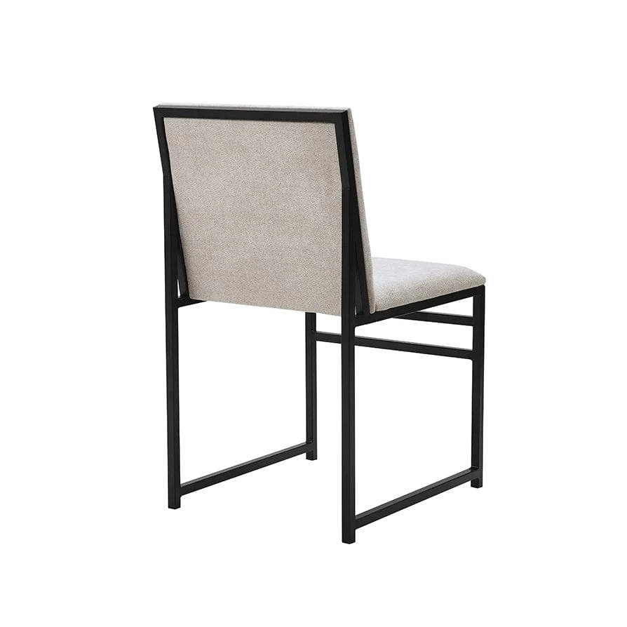 Rae Set Of 2 Dining Chairs - Chenille - Light Natural - Image 6
