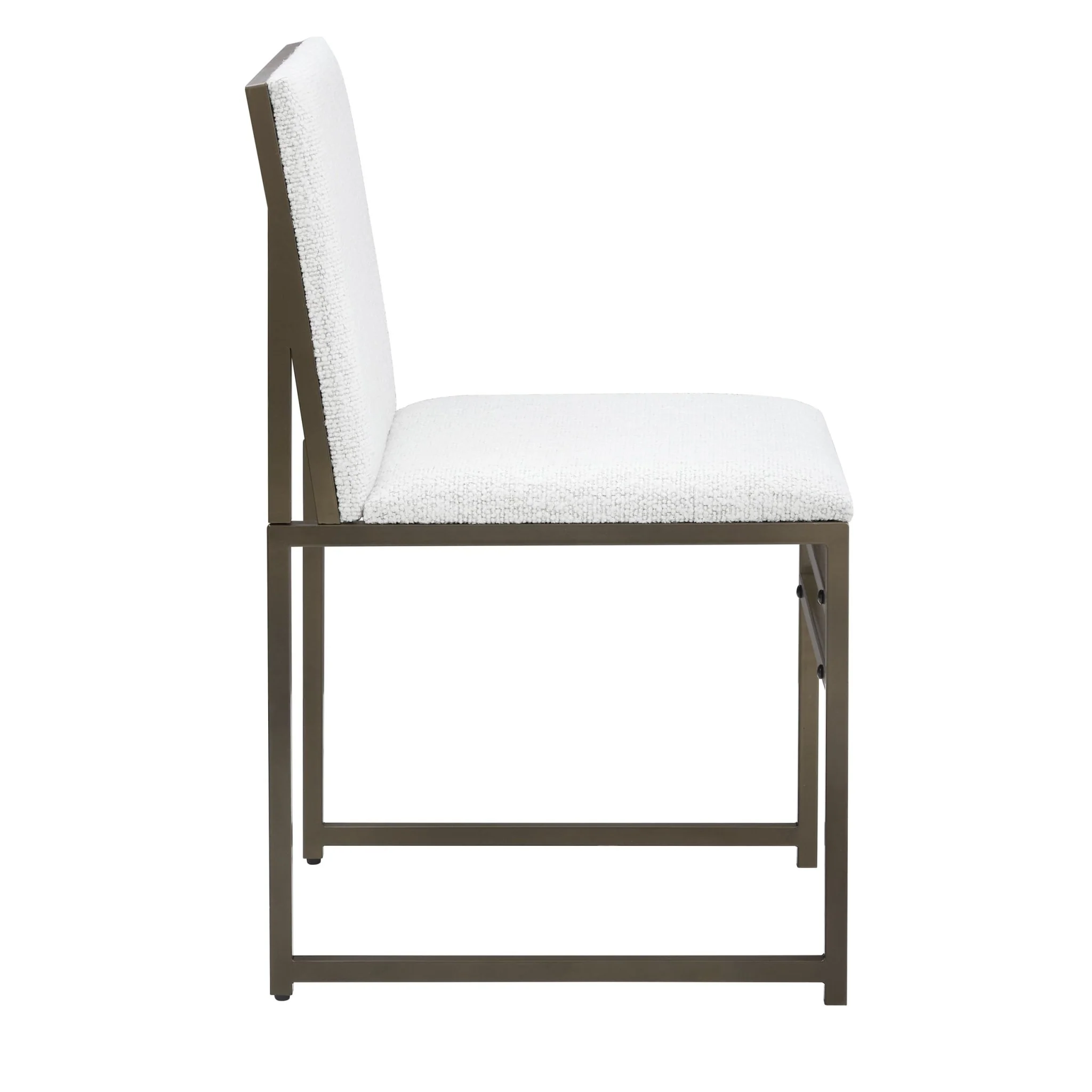 Rae Set of 2 Dining Chairs - Ivory Boucle - Image 4