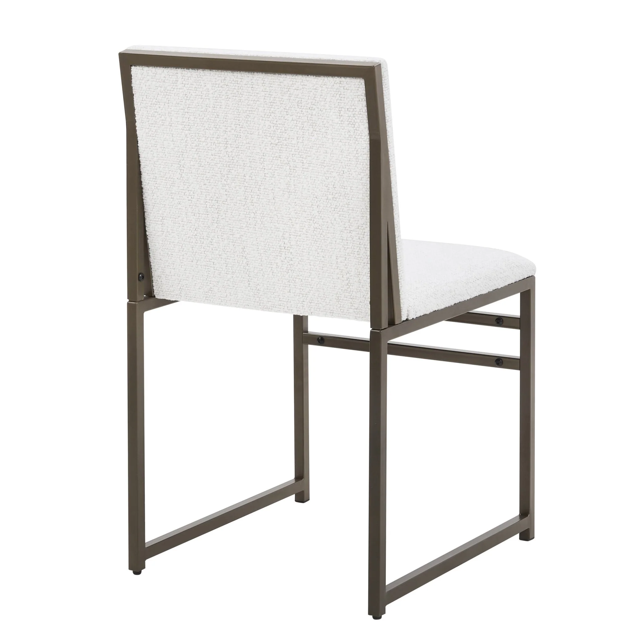 Rae Set of 2 Dining Chairs - Ivory Boucle - Image 5