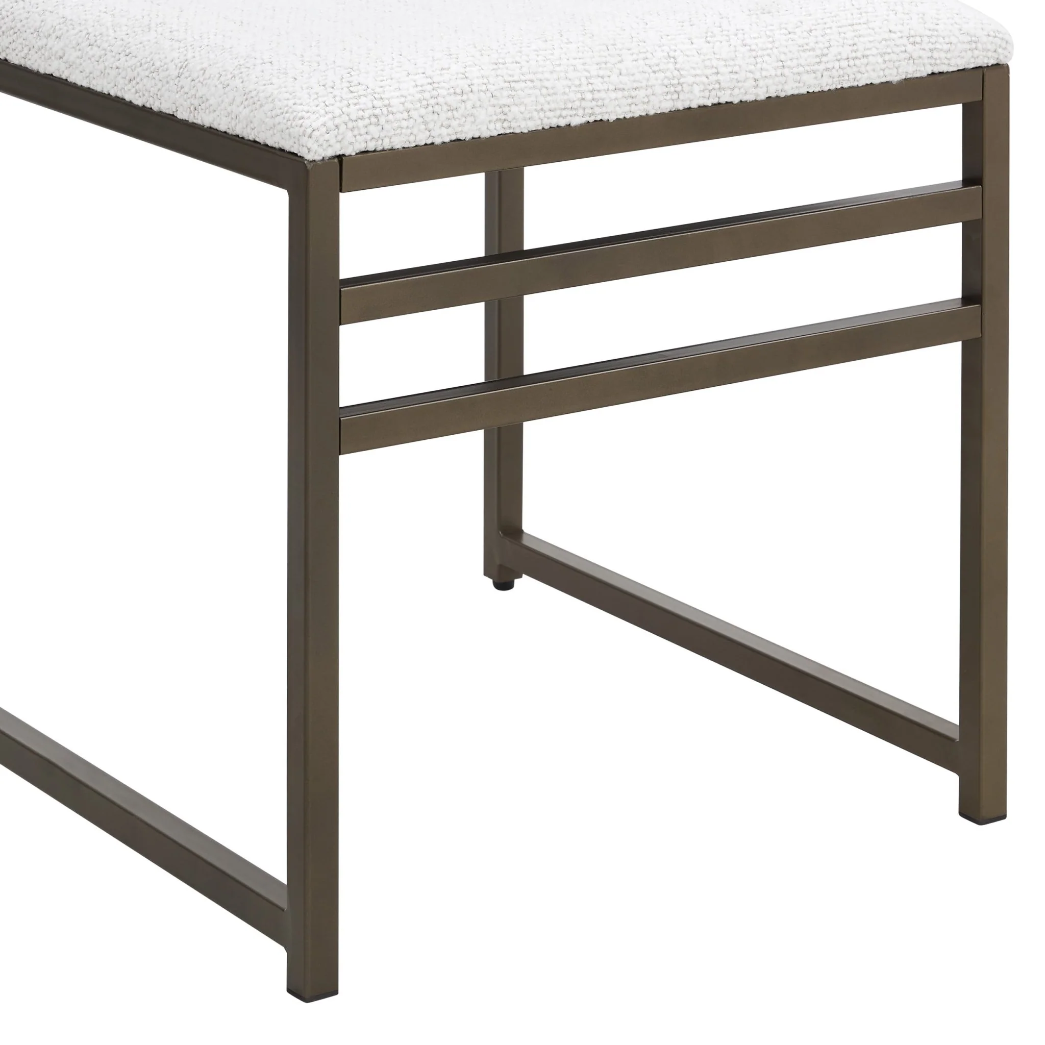 Rae Set of 2 Dining Chairs - Ivory Boucle - Image 7
