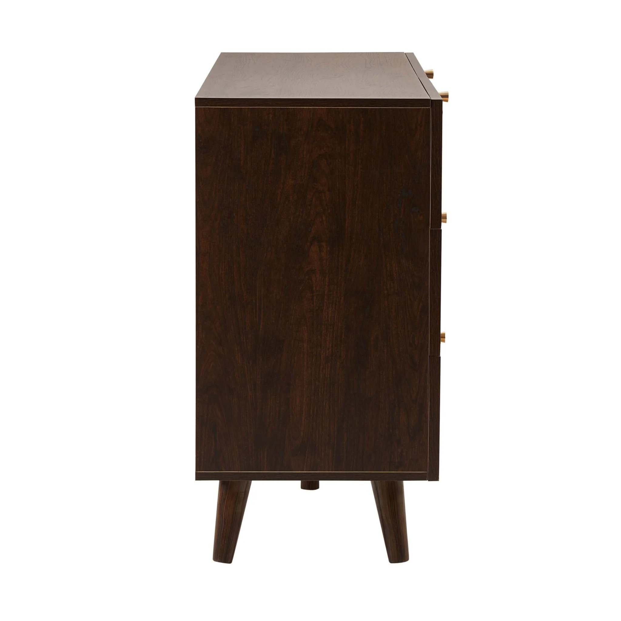 Raven Rattan 6 Drawer Chest - Walnut - Image 6