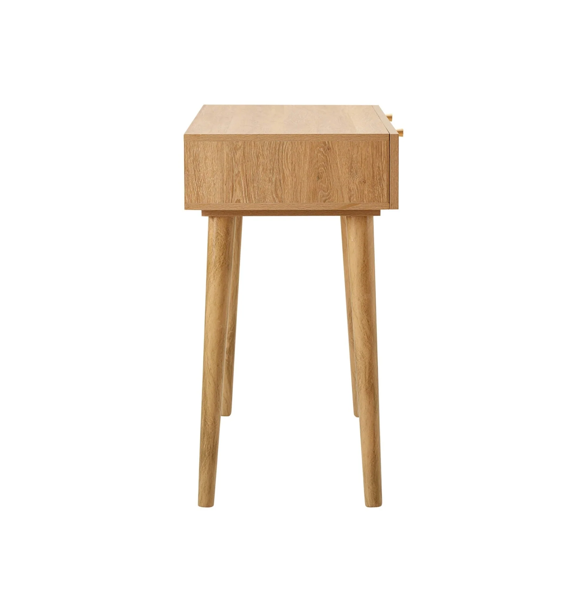 Raven Rattan Dressing Table with Drawers - Light Wood - Image 7