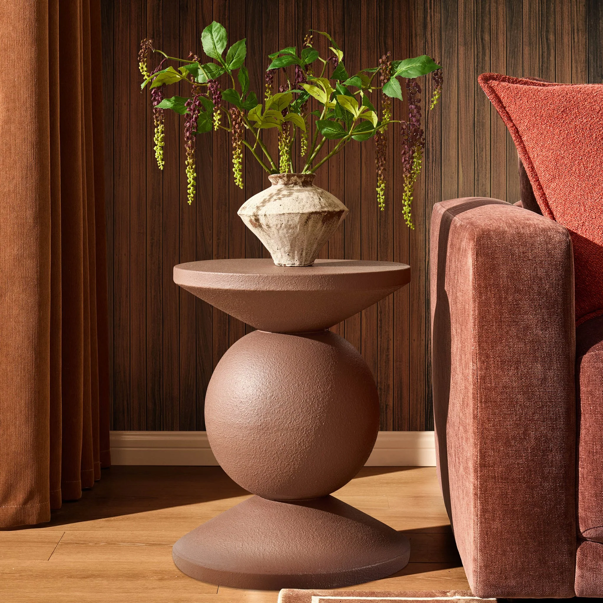 Raya Side Table - Mocha