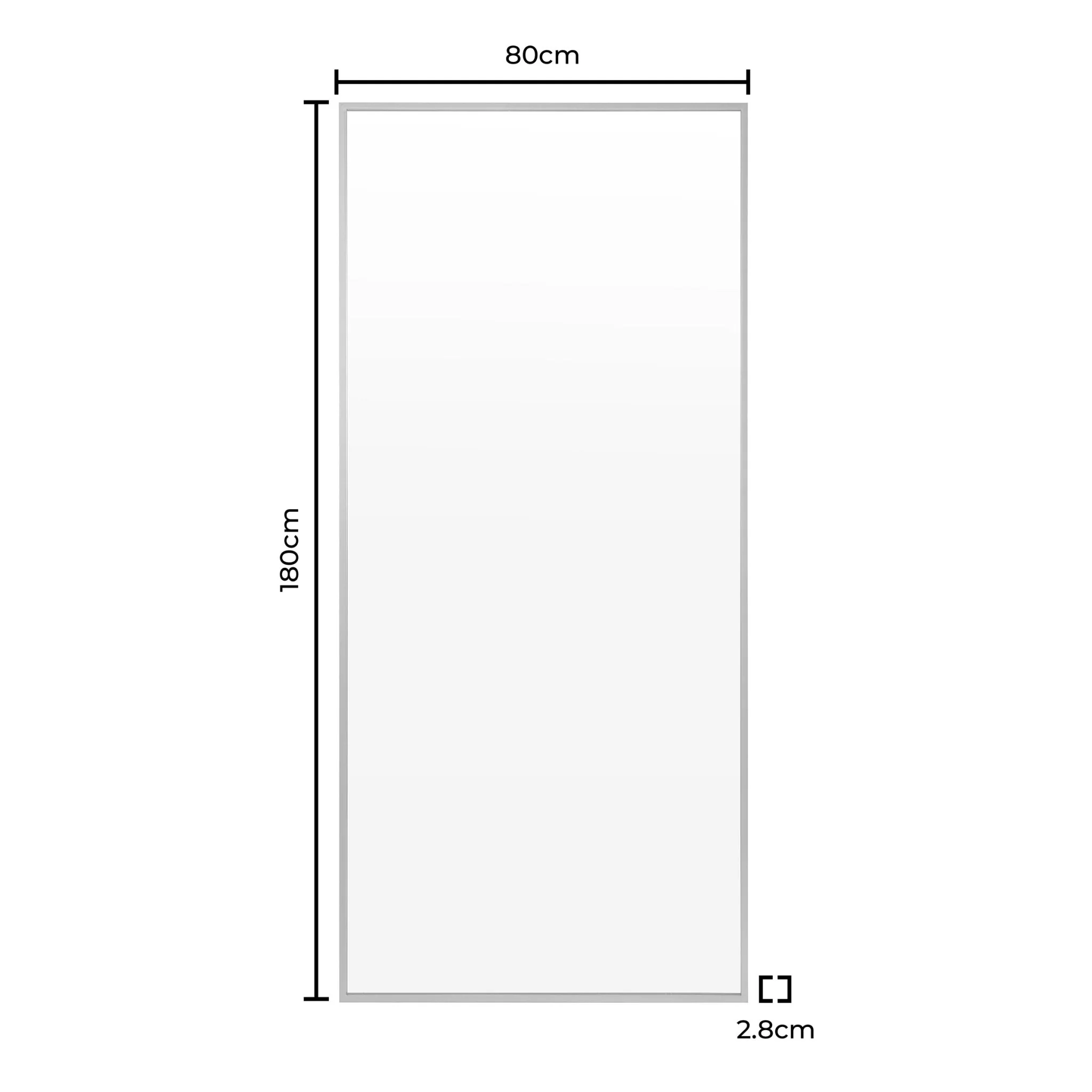 Rectangle Full Length Mirror - Gold - Image 3