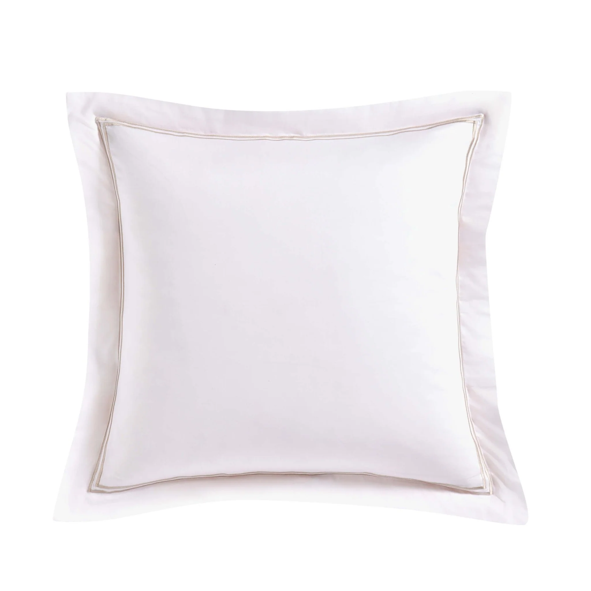 Regent Embroidered 100% Cotton Pair of Oxford Square Pillowcases - Grey - Image 5