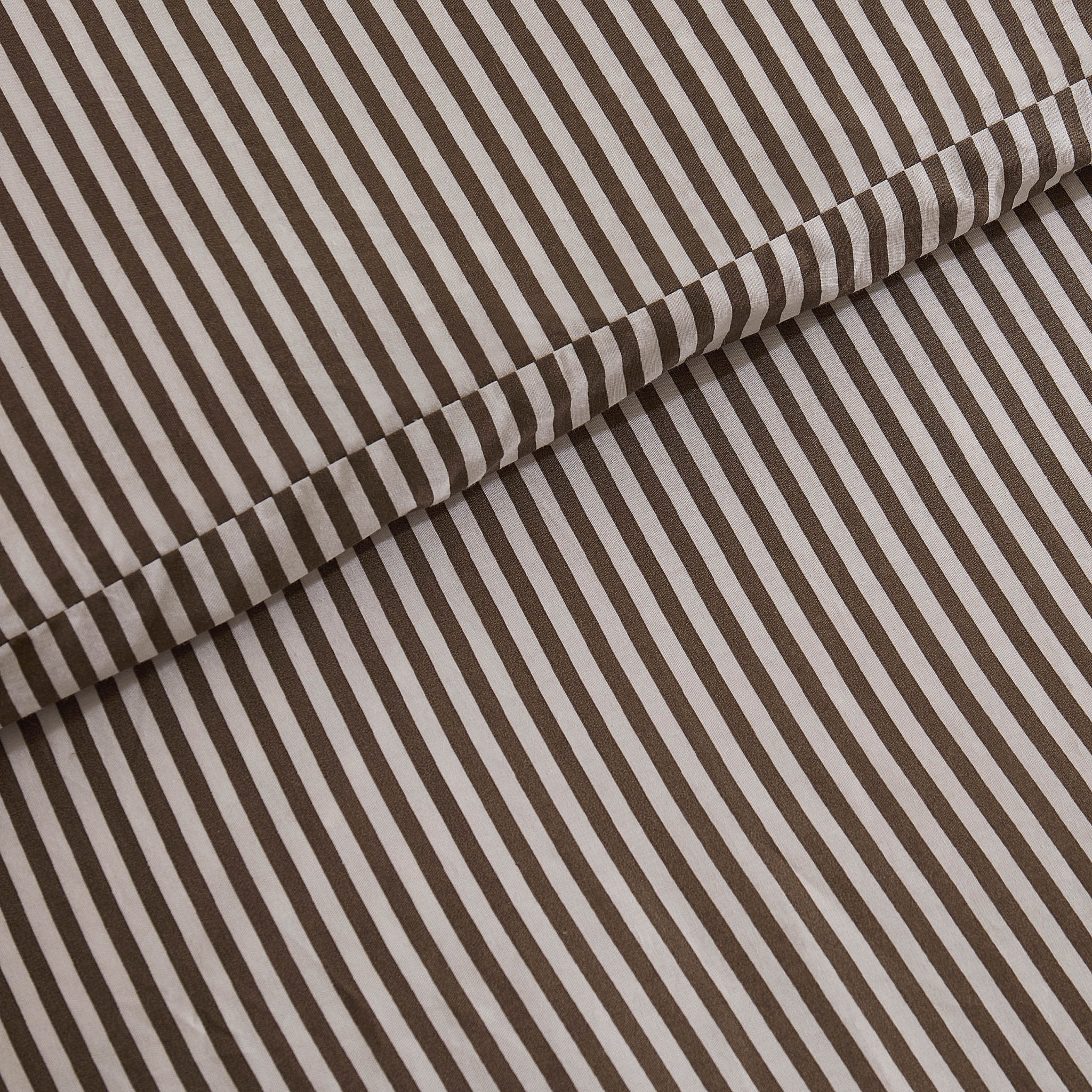 Remy 100% Cotton Duvet Covet & Pilllowcase Set - Mocha - Image 3