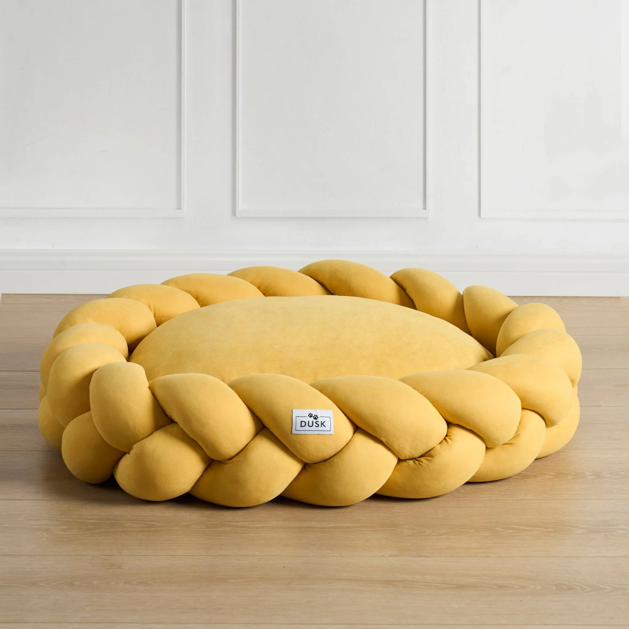 Rex Plait Dog Bed - Yellow