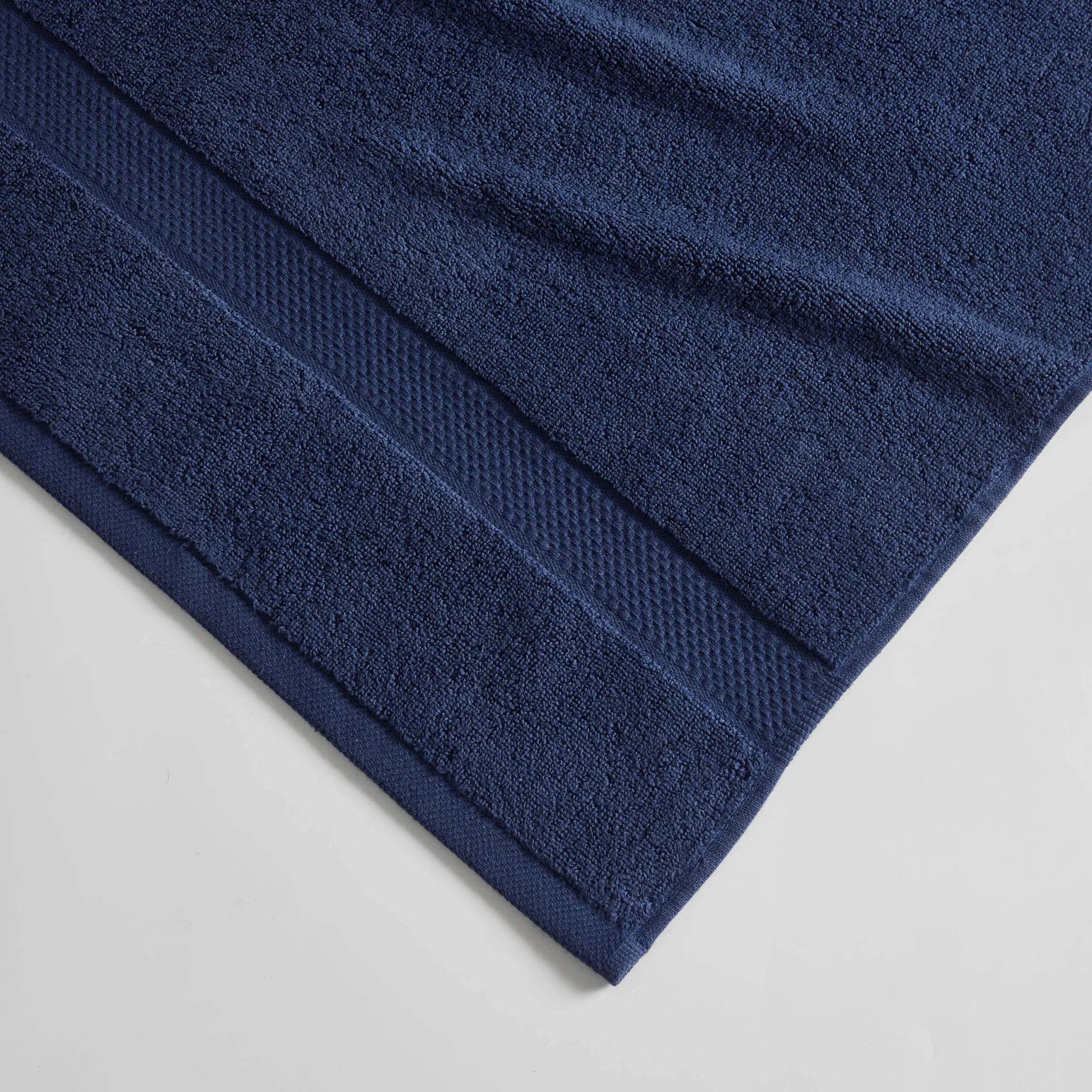 Rhodes Cotton Towel Collection - Dark Royal Blue - Image 4