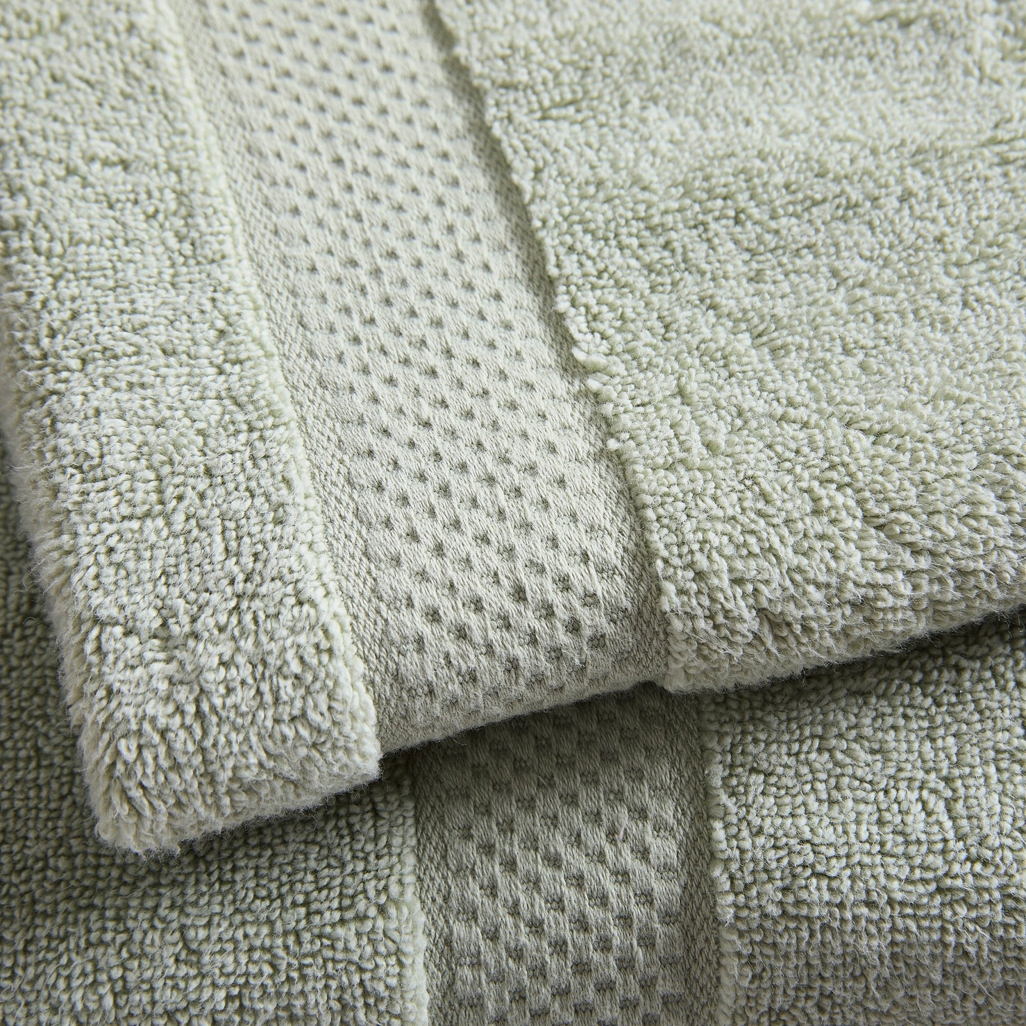 Rhodes Cotton Towel Collection - Olive - Image 2