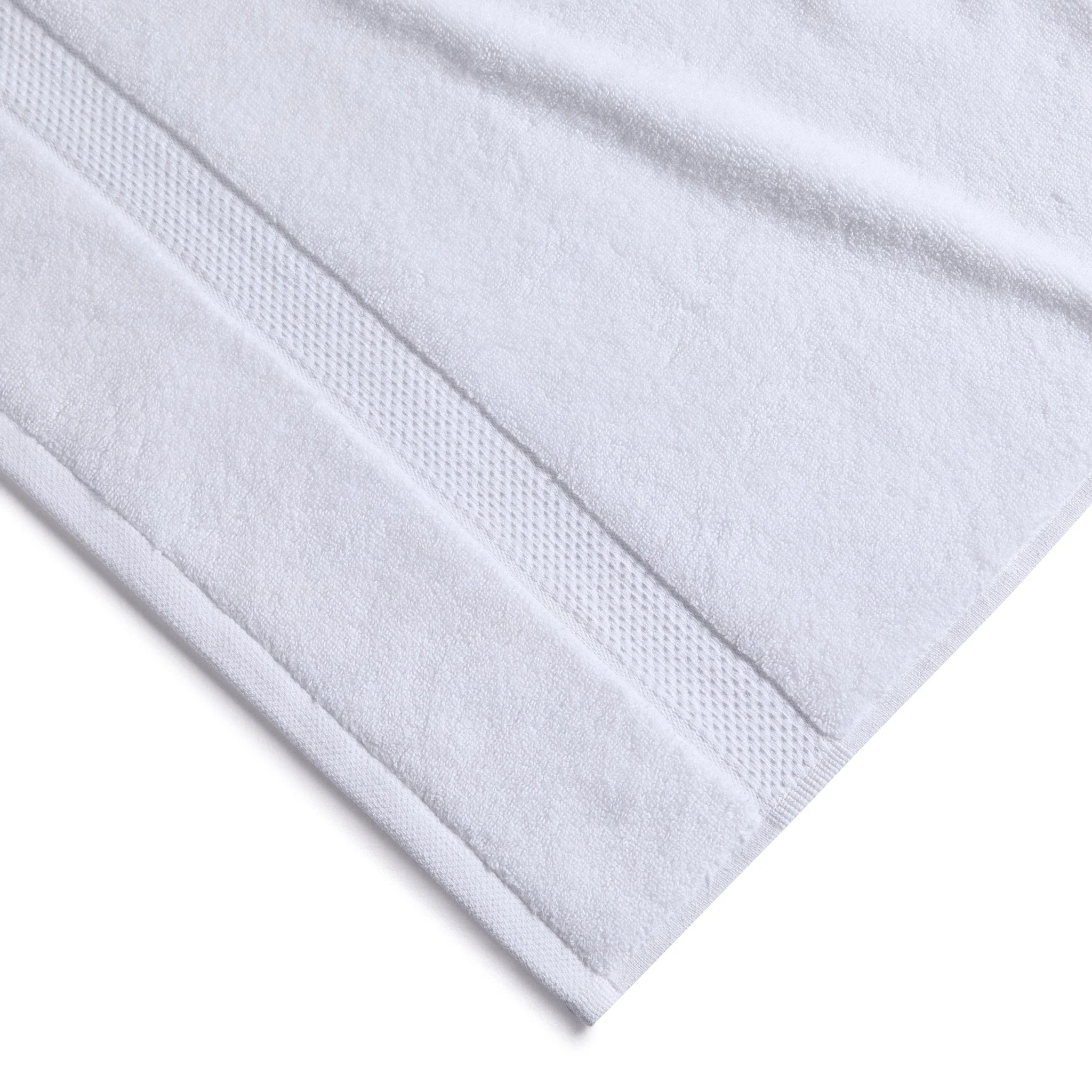 Rhodes Cotton Towel Collection - White - Image 5