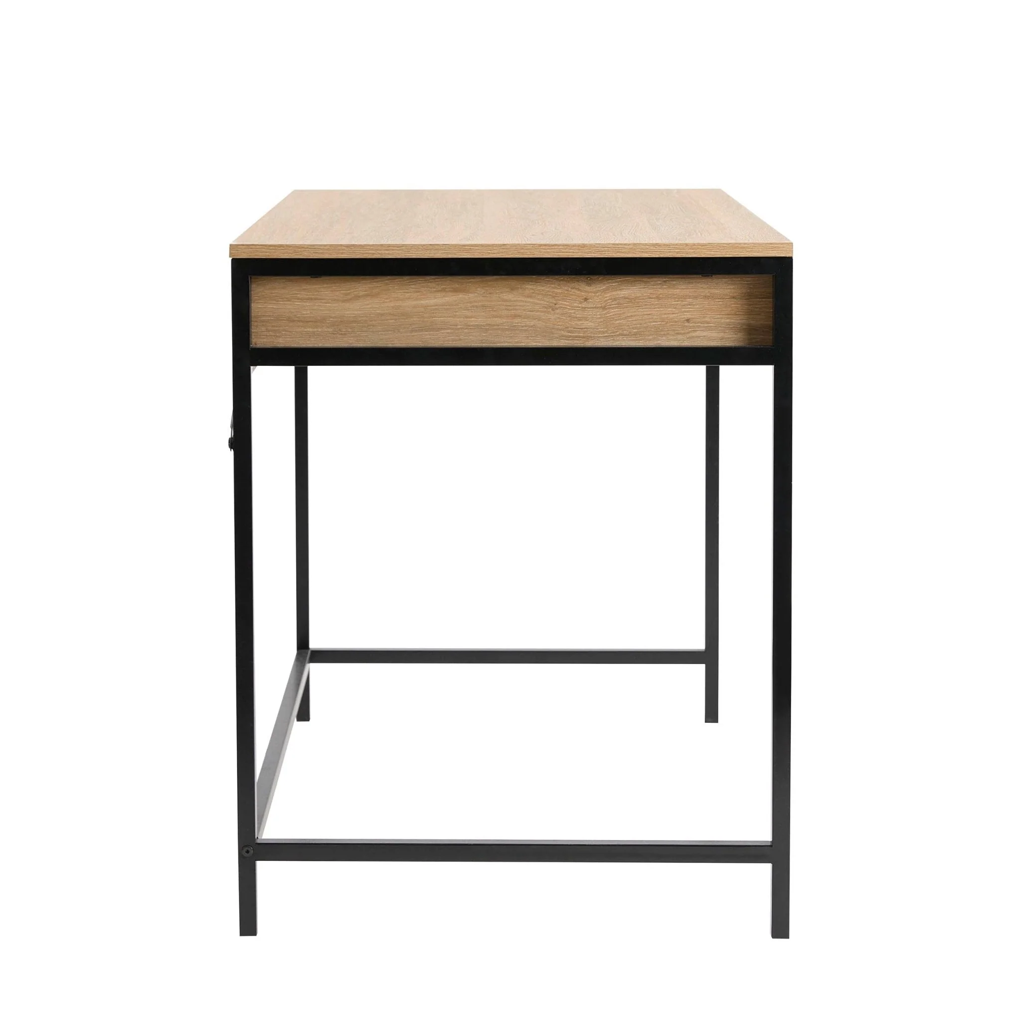Riley Desk with Drawer - Light Wood - Image 4