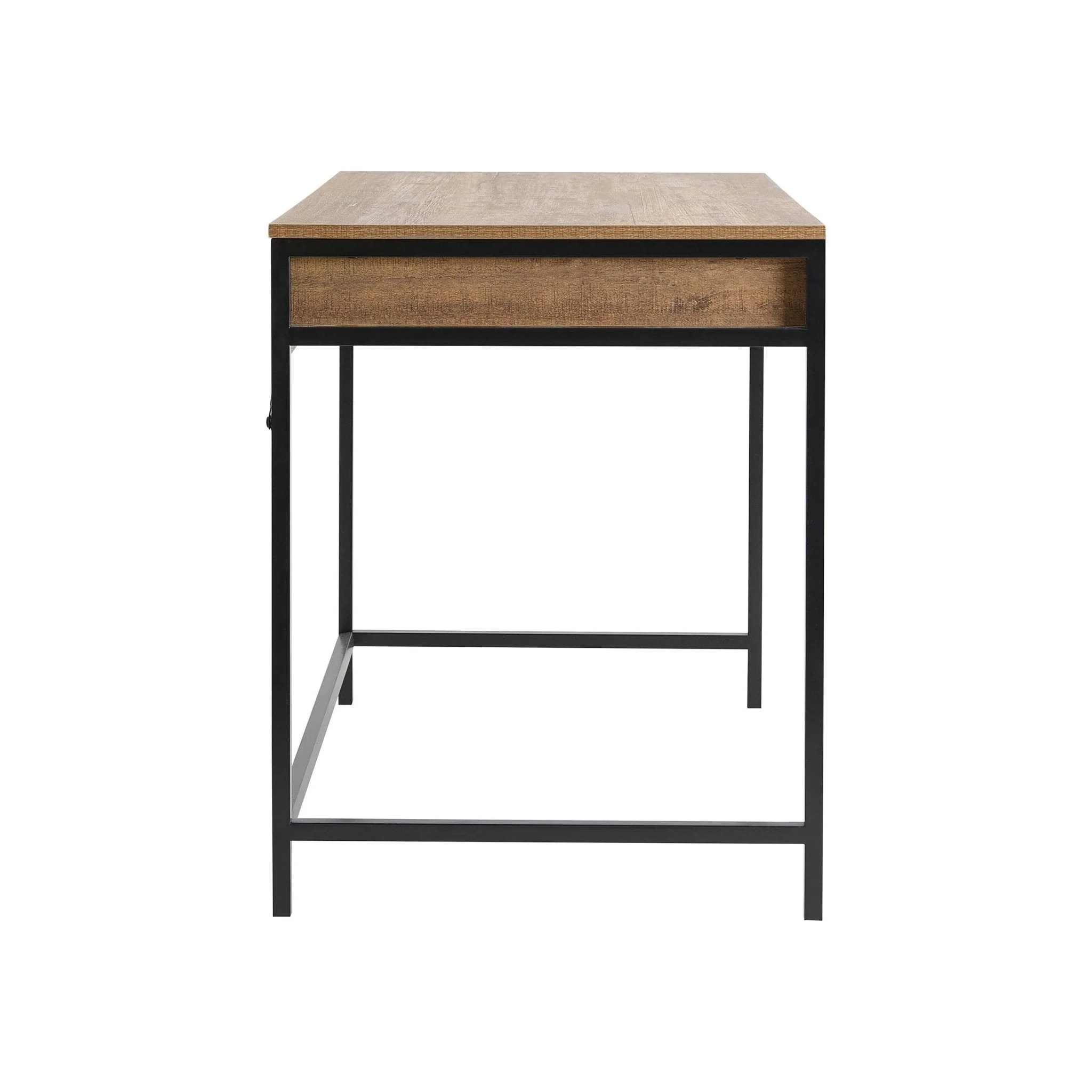 Riley Desk with Drawer - Mango Wood - Image 4