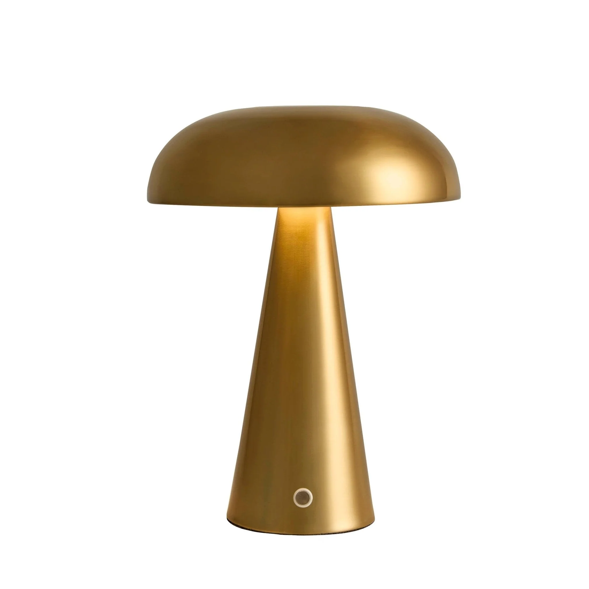 Riley Domed LED Rechargeable Wireless Lamp - Gold - Image 4
