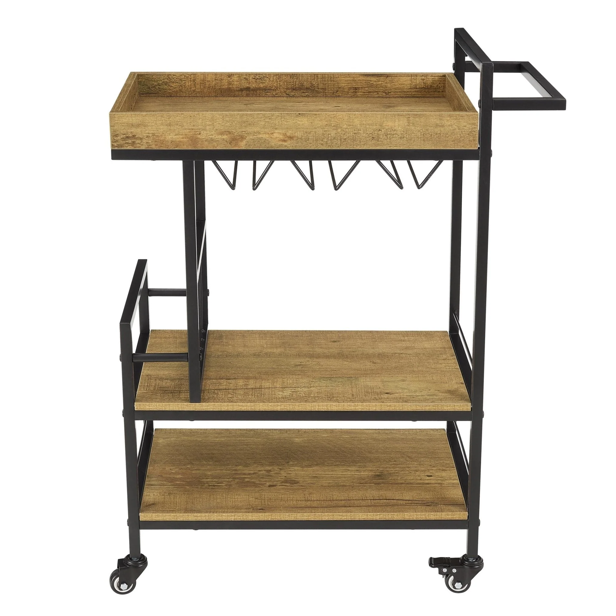 Riley Drinks Cart - Mango Wood - Image 2