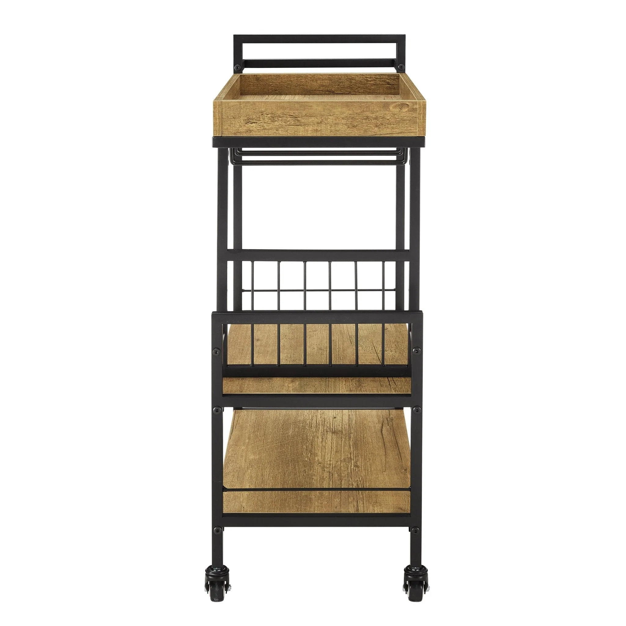 Riley Drinks Cart - Mango Wood - Image 4