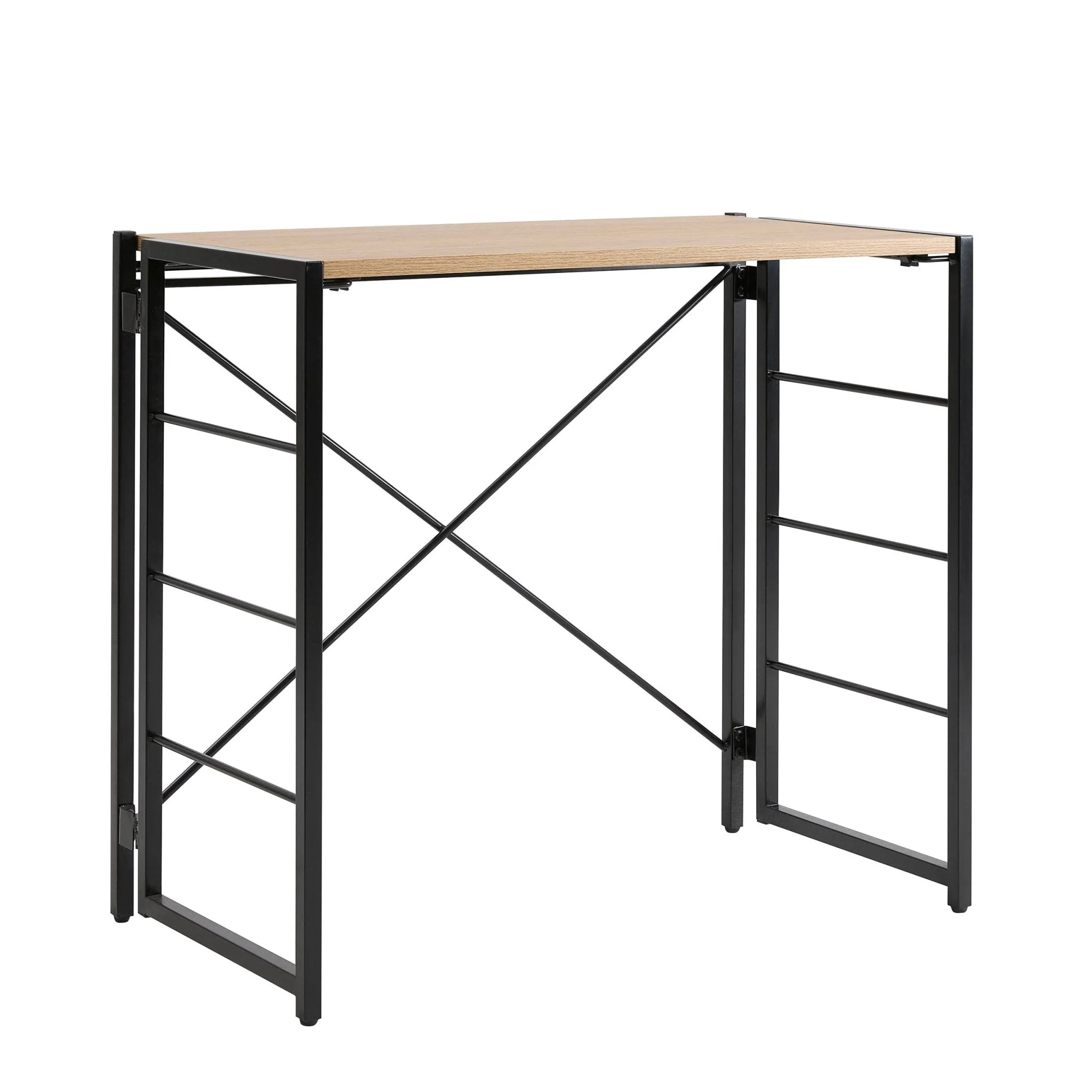 Riley Foldaway Desk - Light Wood - Image 3