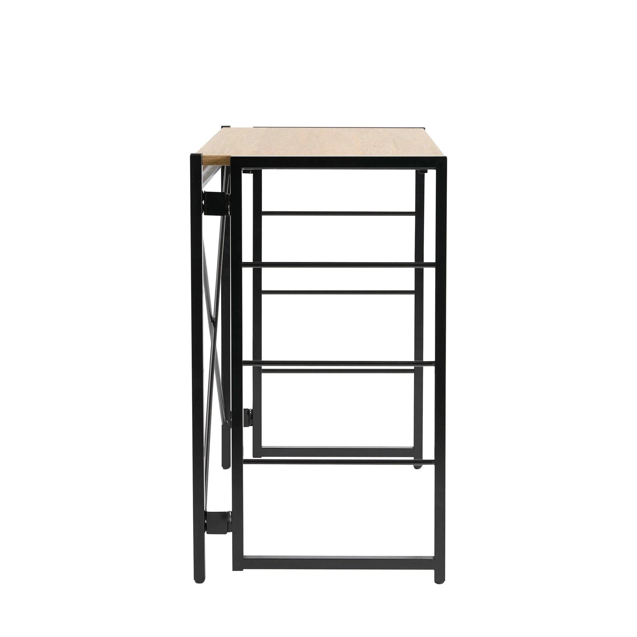 Riley Foldaway Desk - Light Wood - Image 4