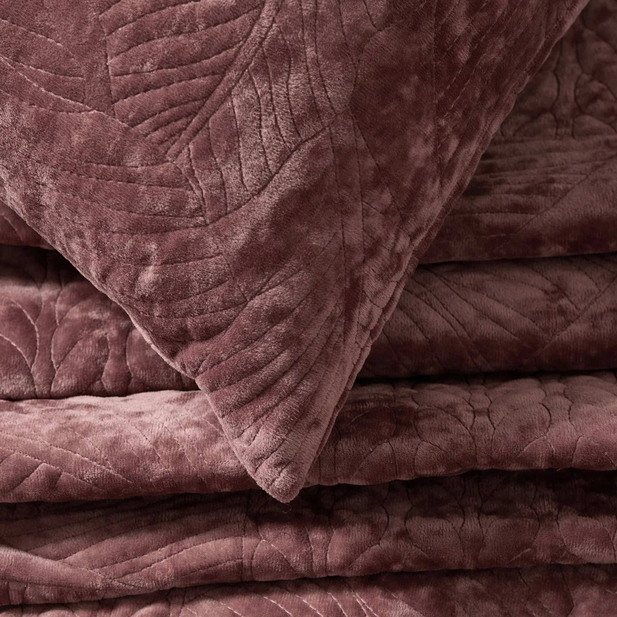 Rome Velvet Greek Matelasse Cushion Cover - Deep Pink - Image 2