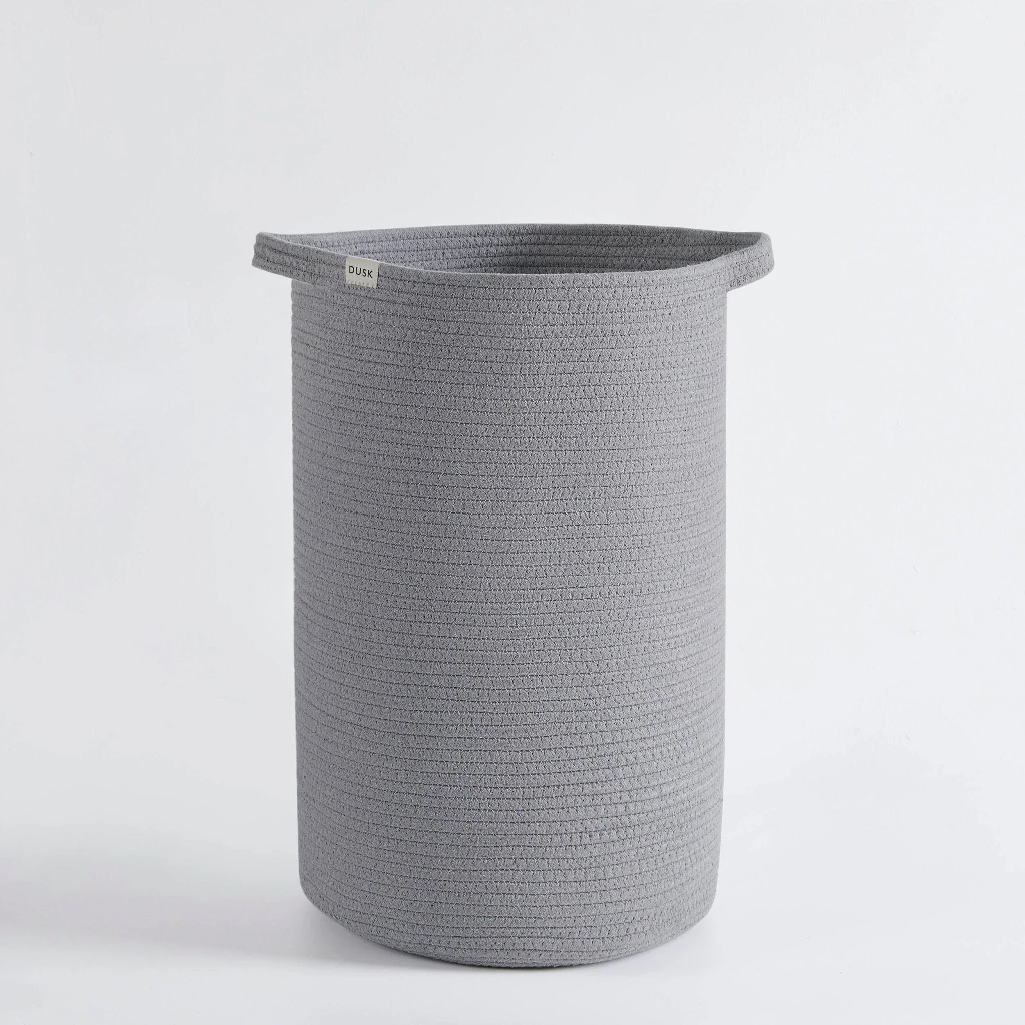 Rope Laundry Basket - Grey - Image 3
