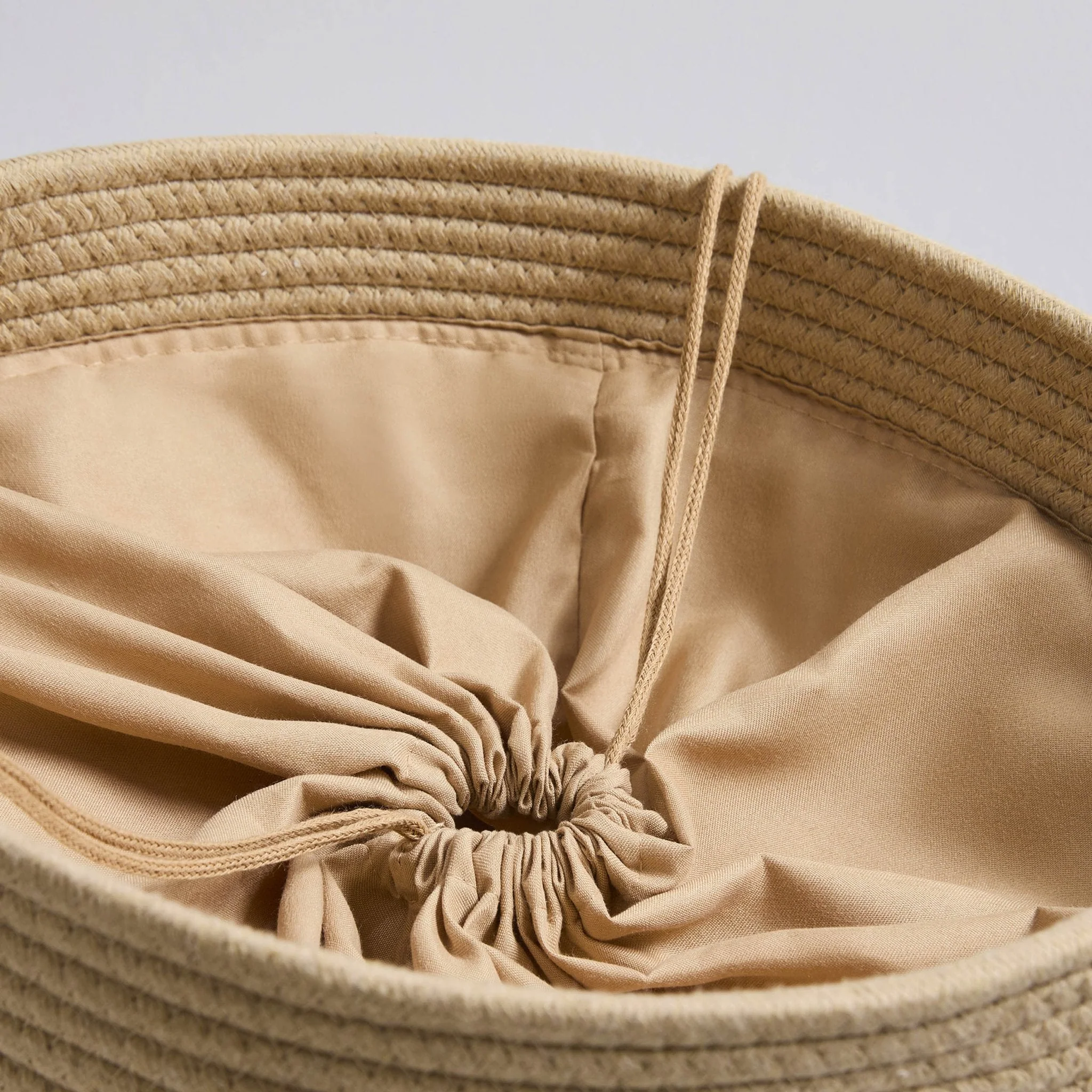 Rope Laundry Basket - Natural - Image 3