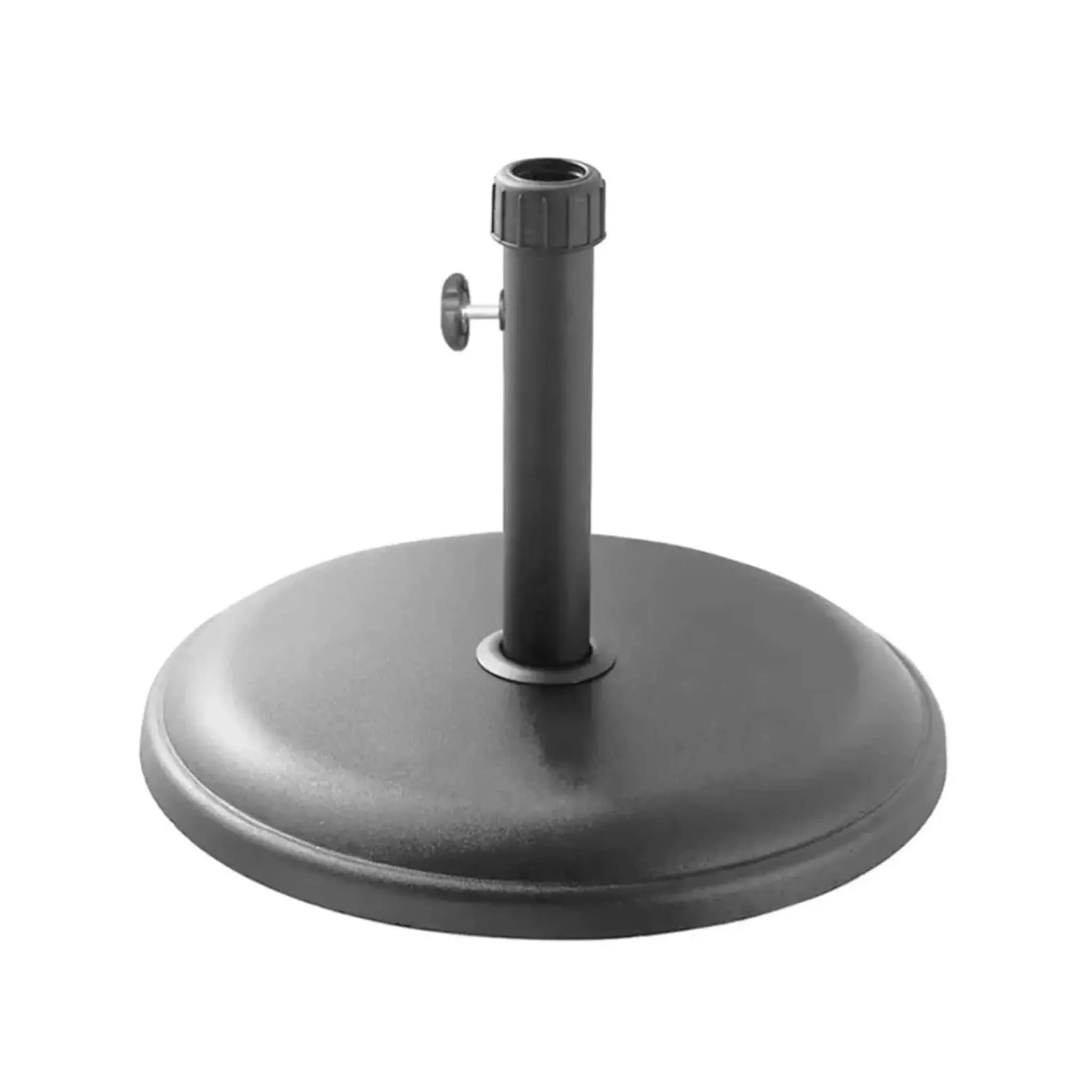Round Parasol Base- Light Grey - Image 3