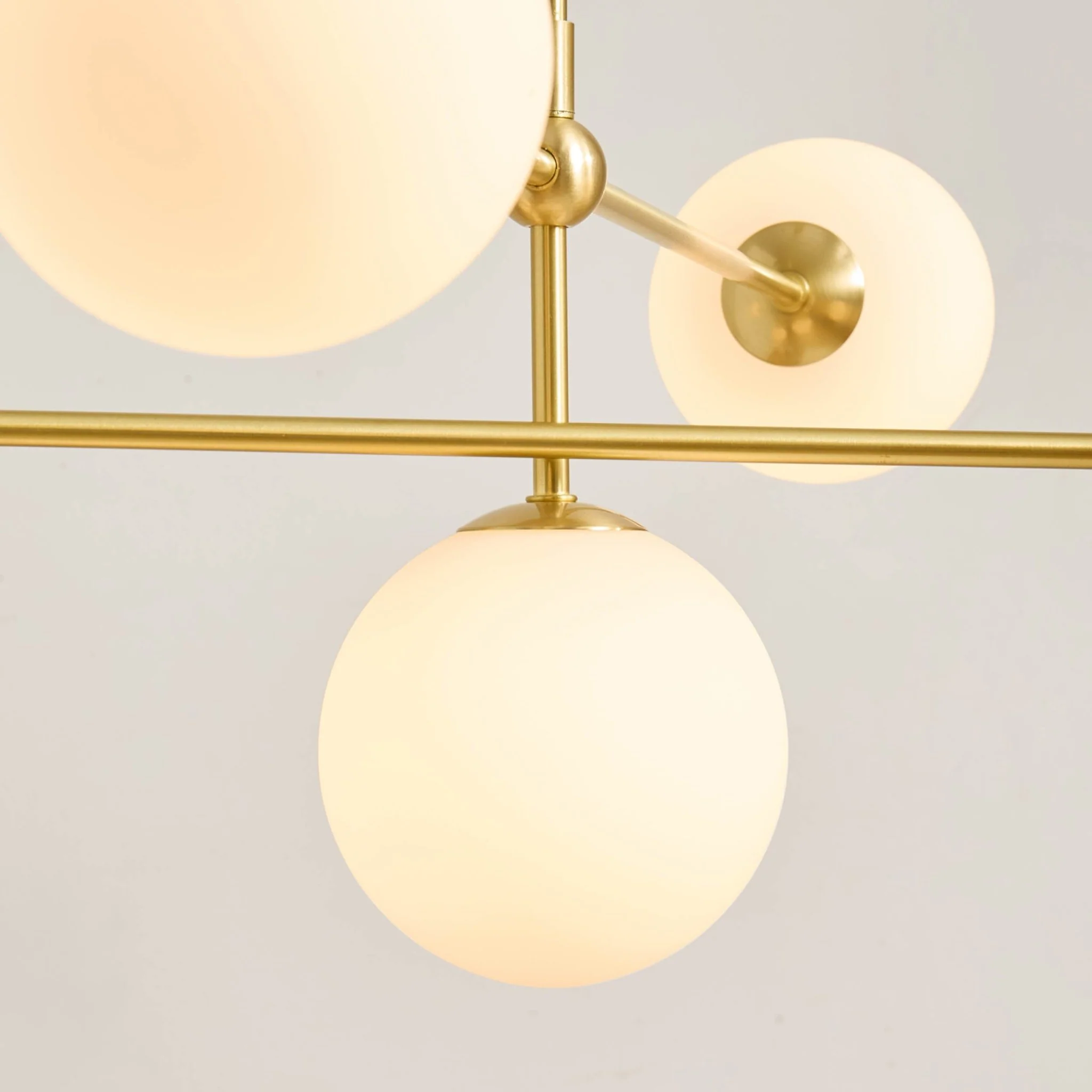 Rowan Brushed Gold Ceiling Light - Gold - Image 5