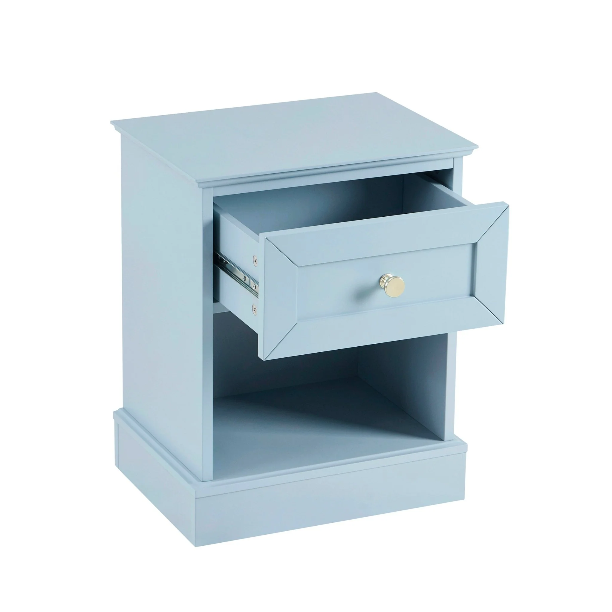 Ruby 1 Drawer Nightstand - Sky Blue - Image 4