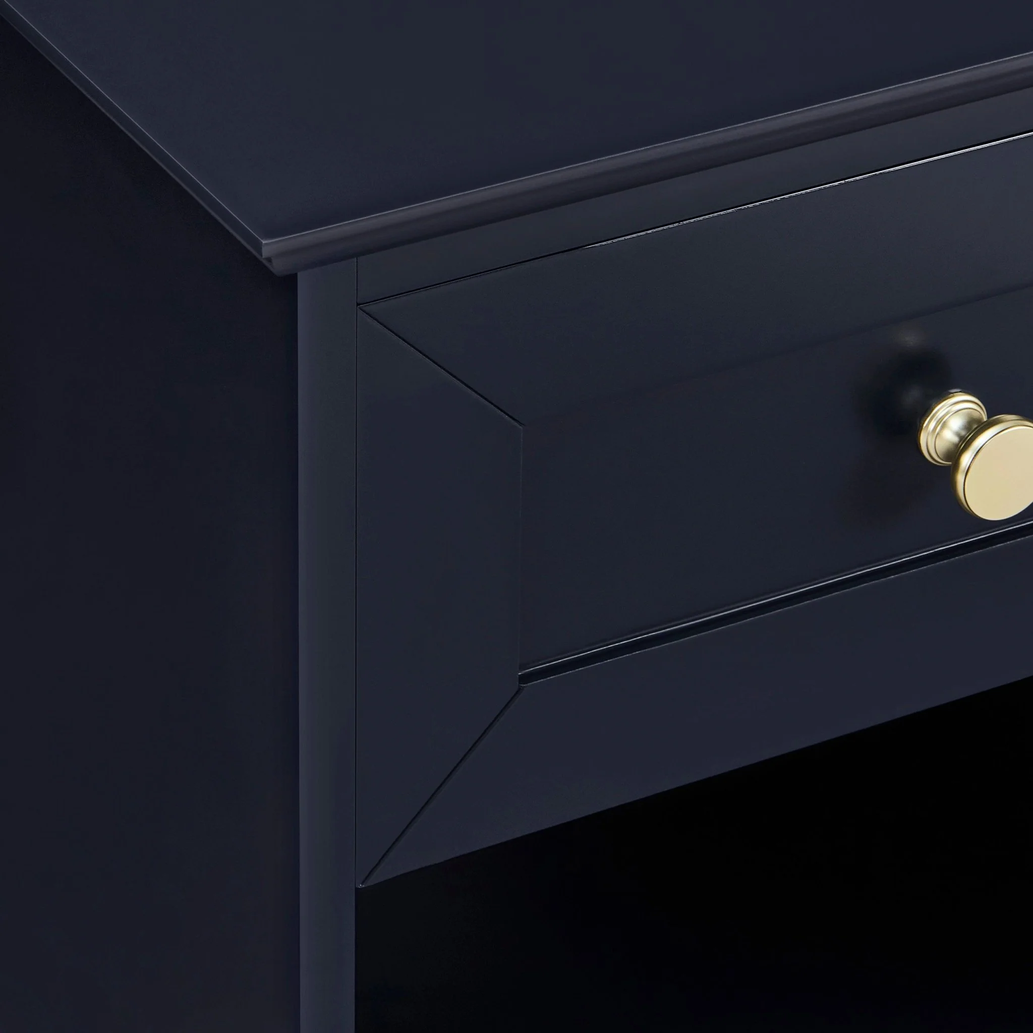 Ruby 1 Drawer Nightstand - Midnight - Image 6