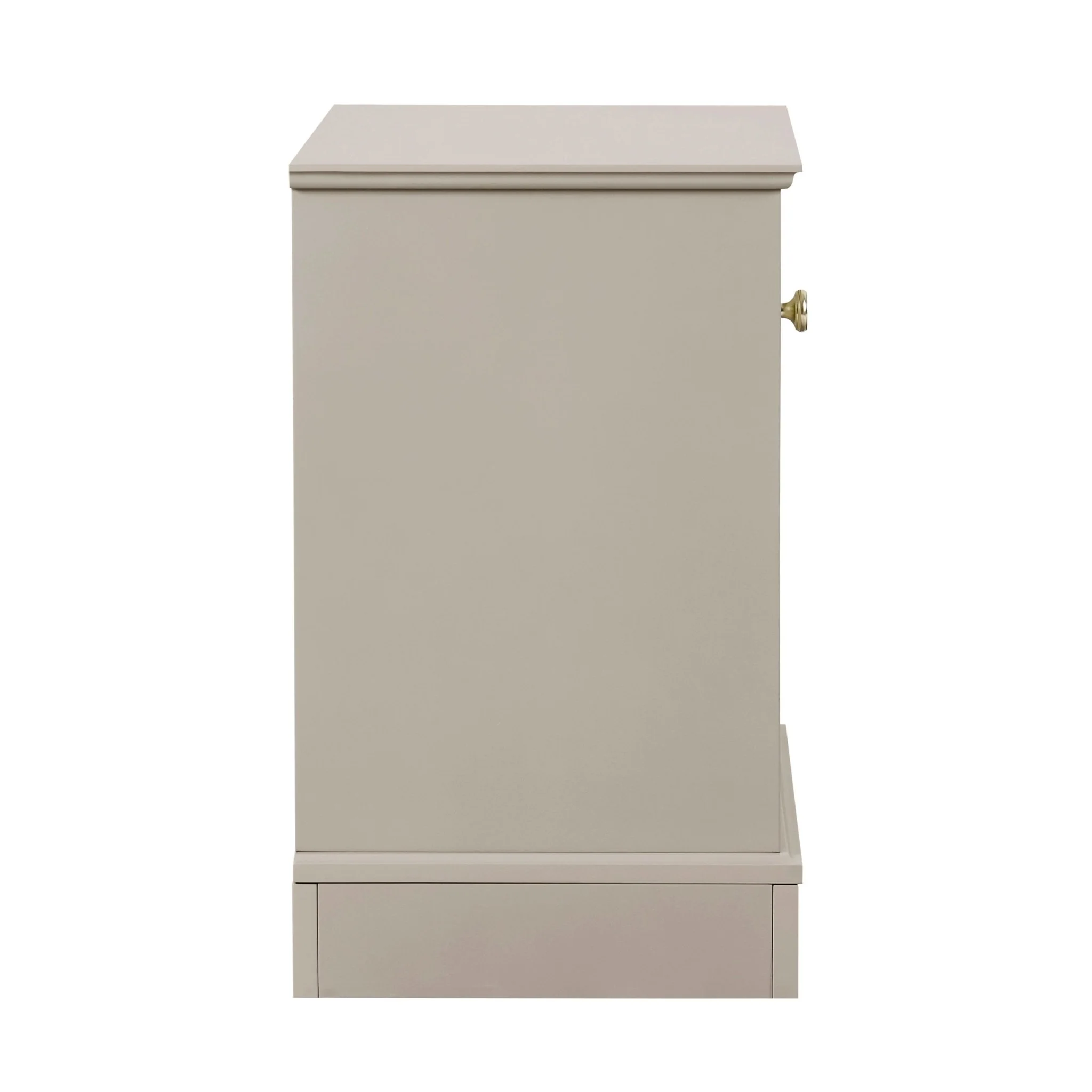 Ruby 1 Drawer Nightstand - Taupe - Image 6