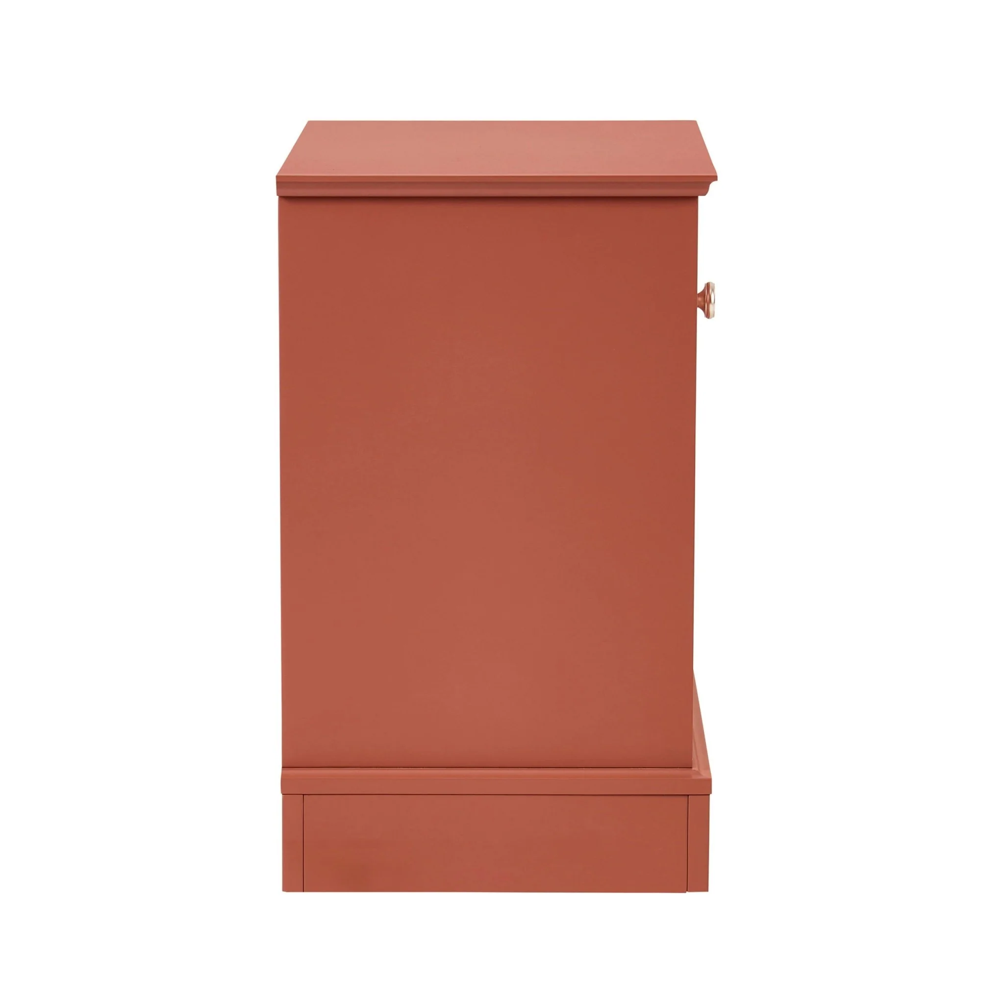 Ruby 1 Drawer Nightstand - Terracotta - Image 6