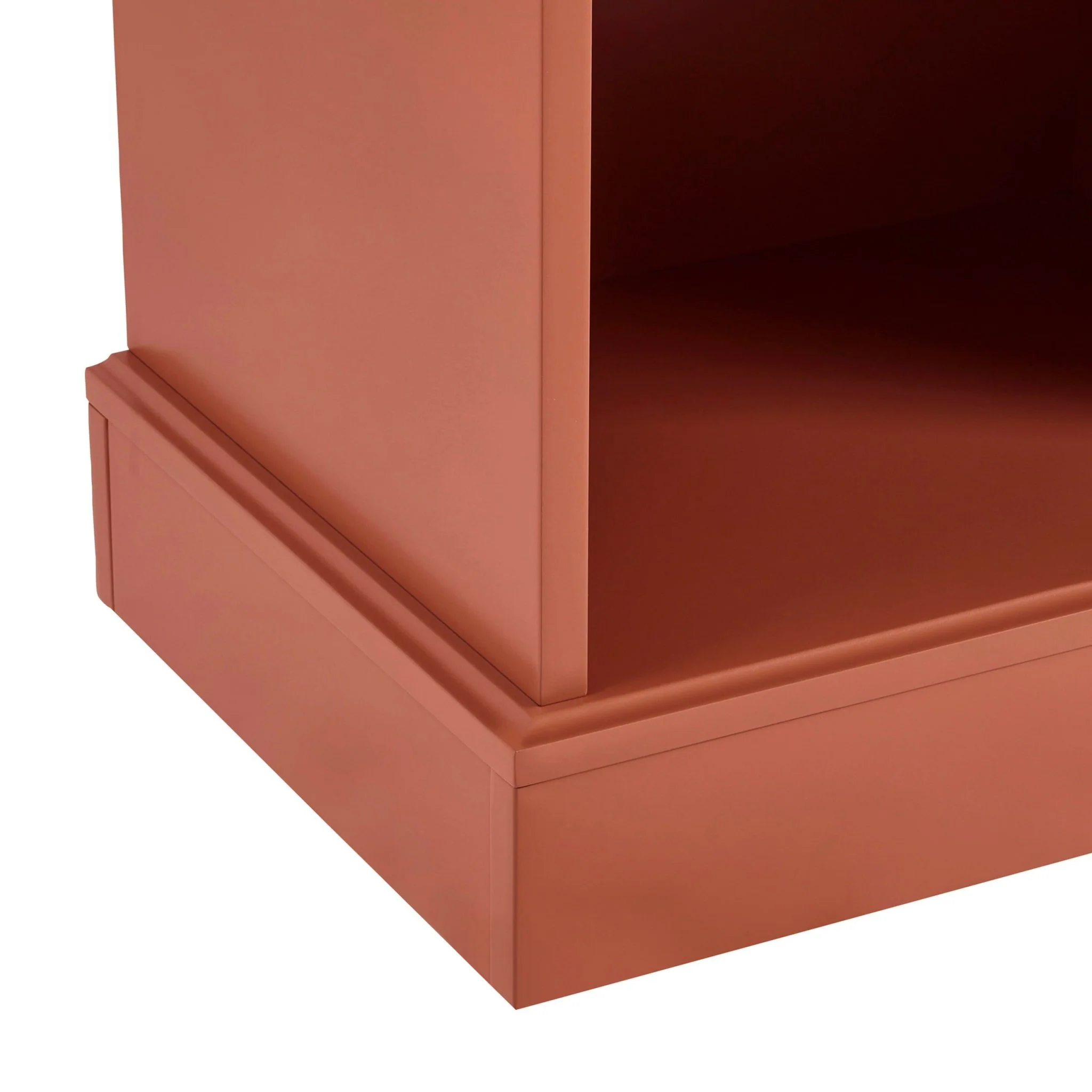 Ruby 1 Drawer Nightstand - Terracotta - Image 8