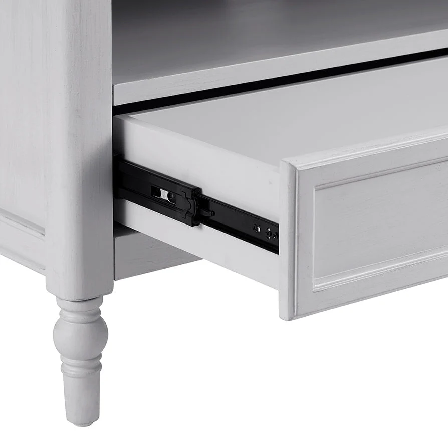Ruby 100cm Corner TV Unit - Washed Stone - Image 10