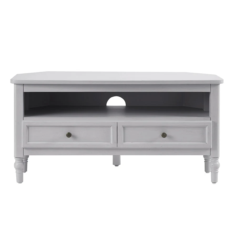 Ruby 100cm Corner TV Unit - Washed Stone - Image 4