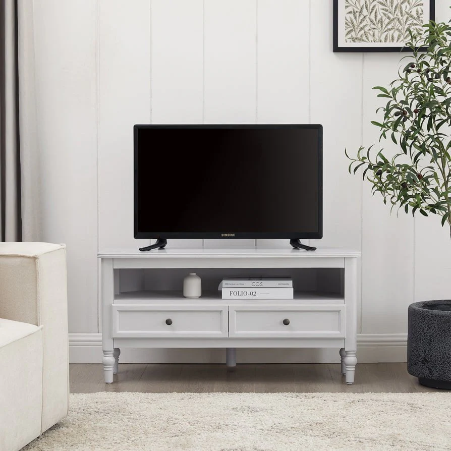 Ruby 100cm Corner TV Unit - Washed Stone - Image 5