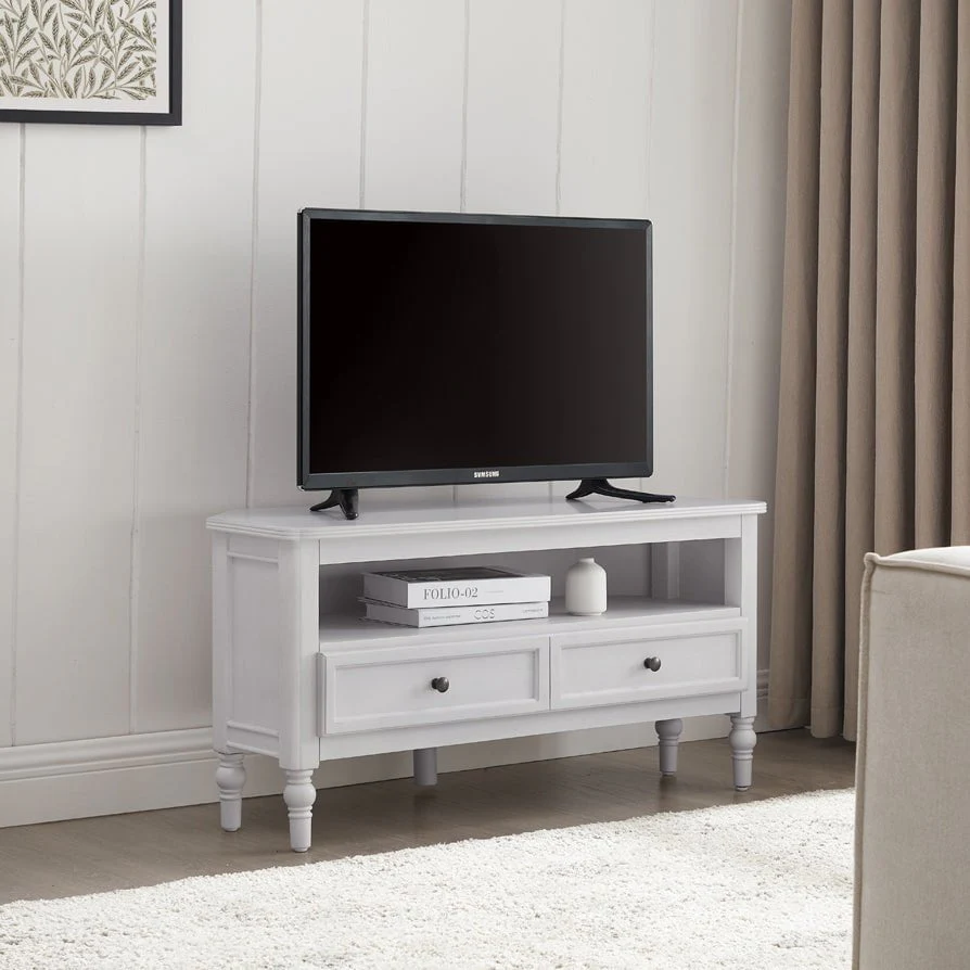 Ruby 100cm Corner TV Unit - Washed Stone - Image 7