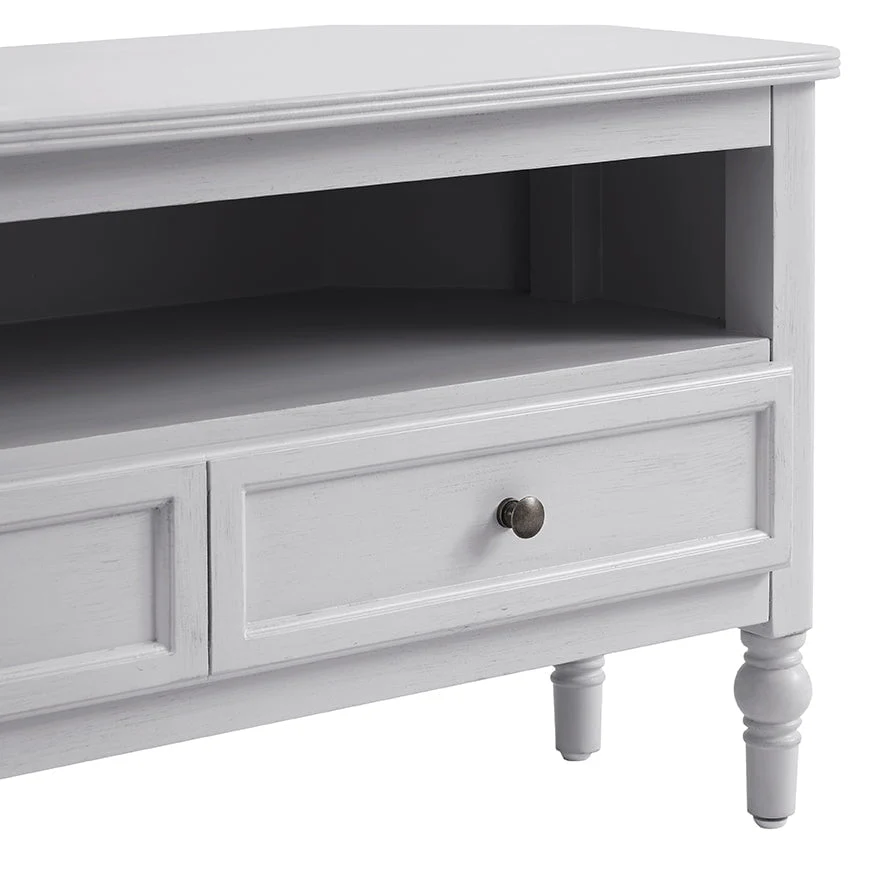 Ruby 100cm Corner TV Unit - Washed Stone - Image 9